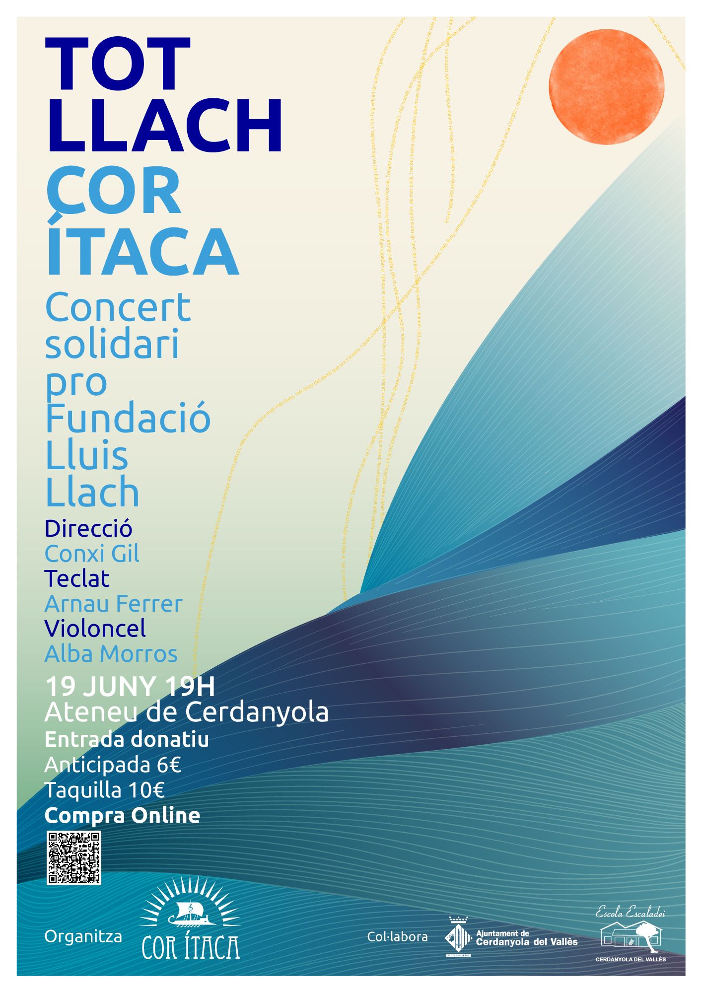 Cartell del concert de Cor Ítaca
