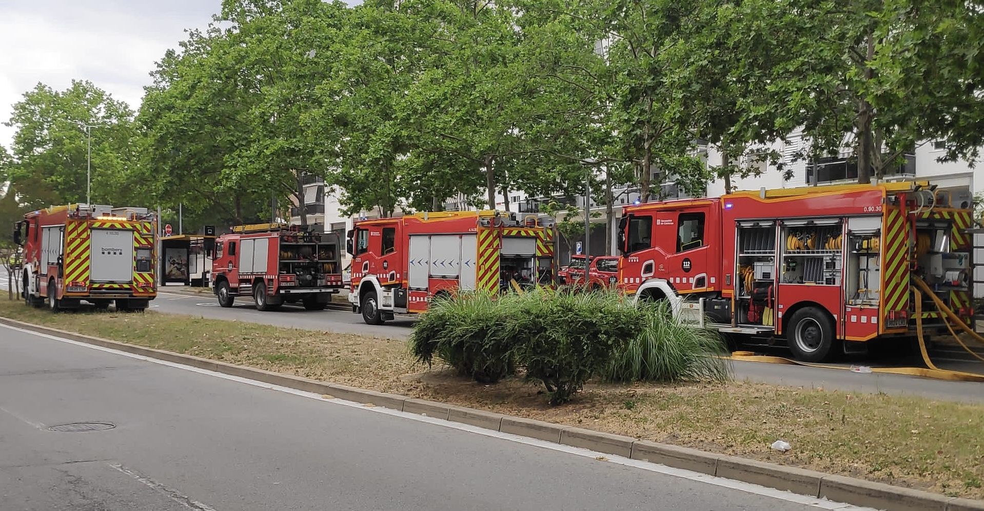 Explosió en una transformadora elèctrica a Canaletes. FOTO: Cedida