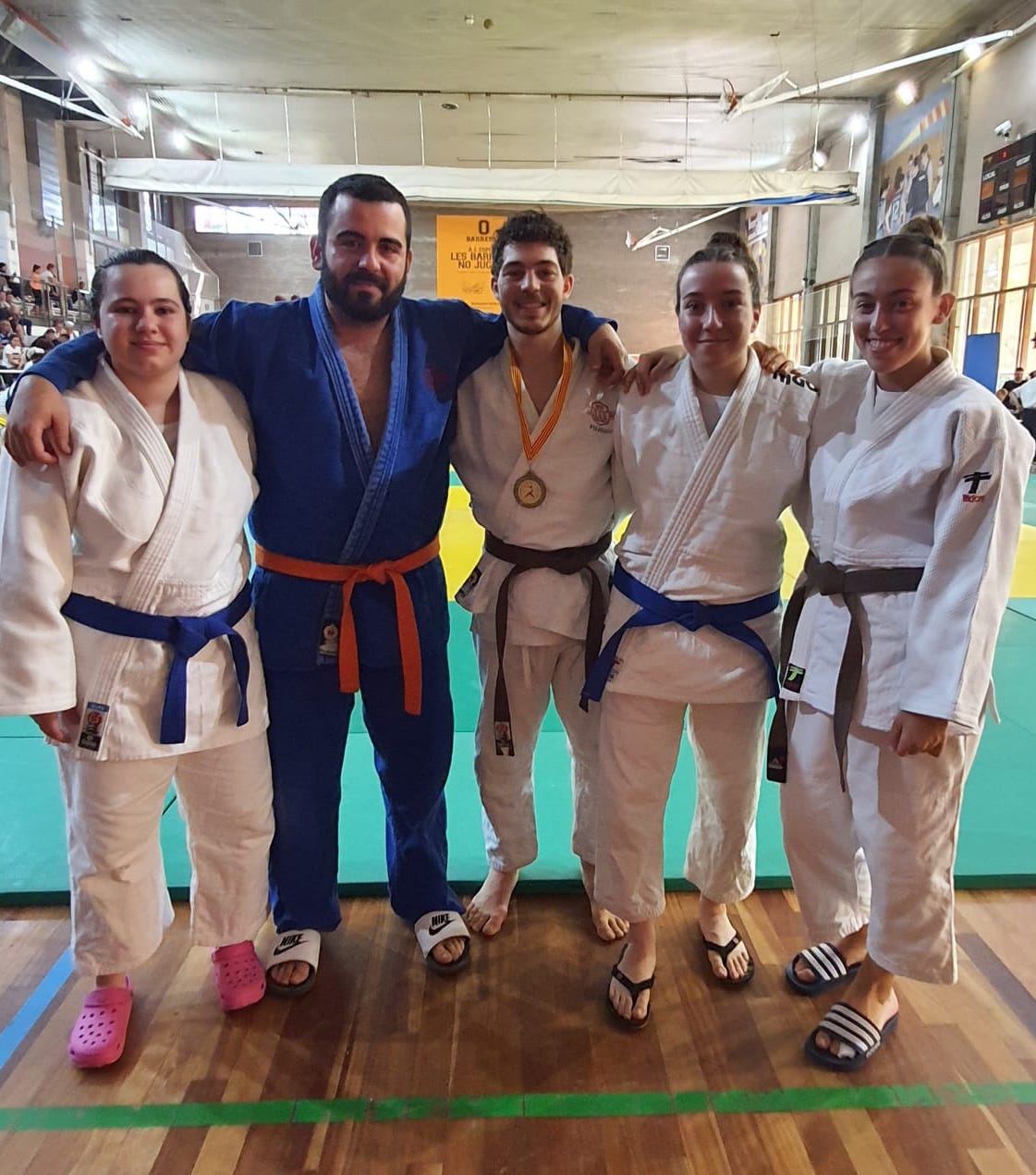 Participants del Judo Vallès al Campionat de Catalunya de kyus. FOTO: Cedida