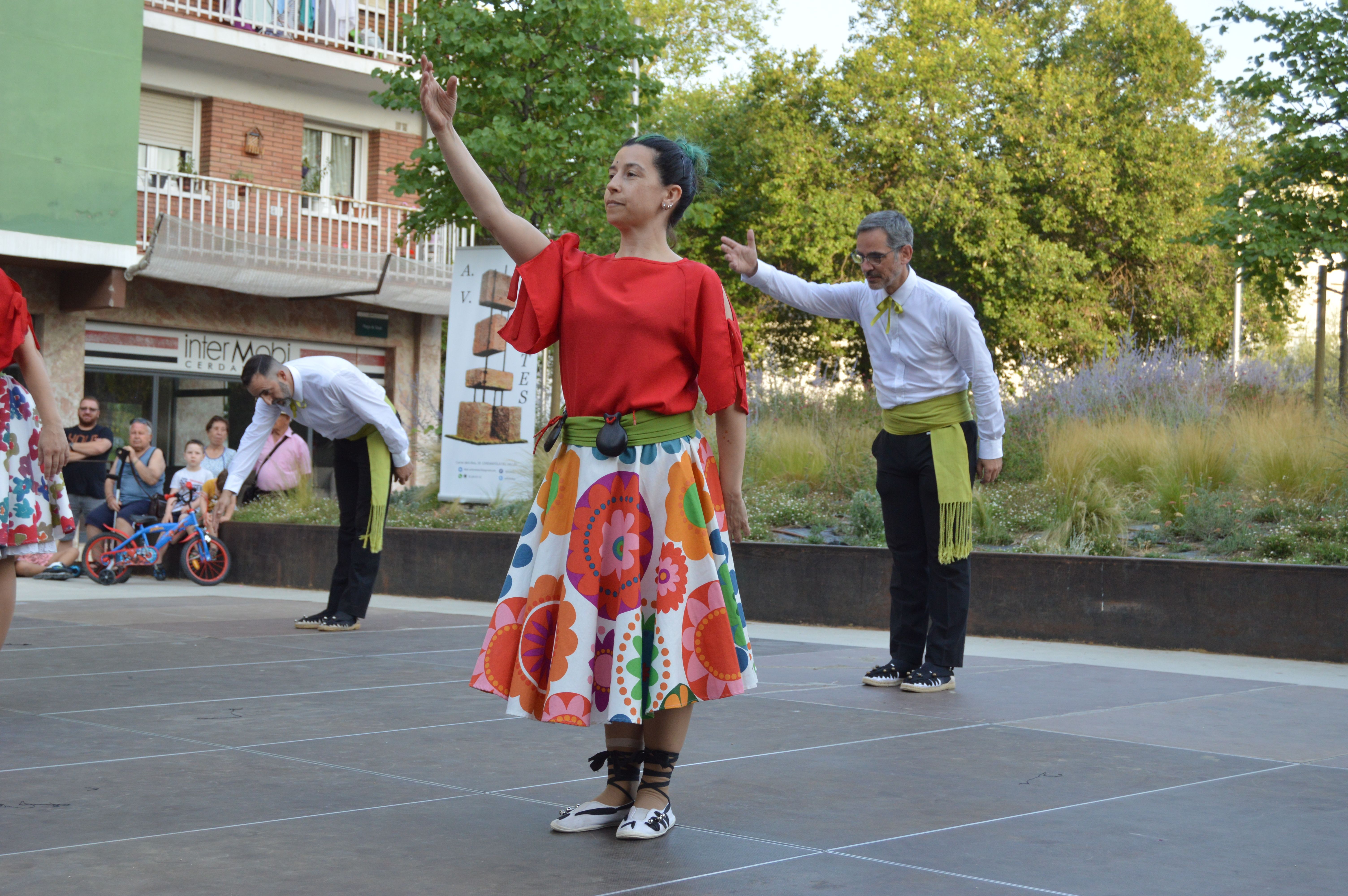 Mostra de dansa en la 40a Festa Major de Les Fontetes. FOTO: Nora Muñoz Otero
