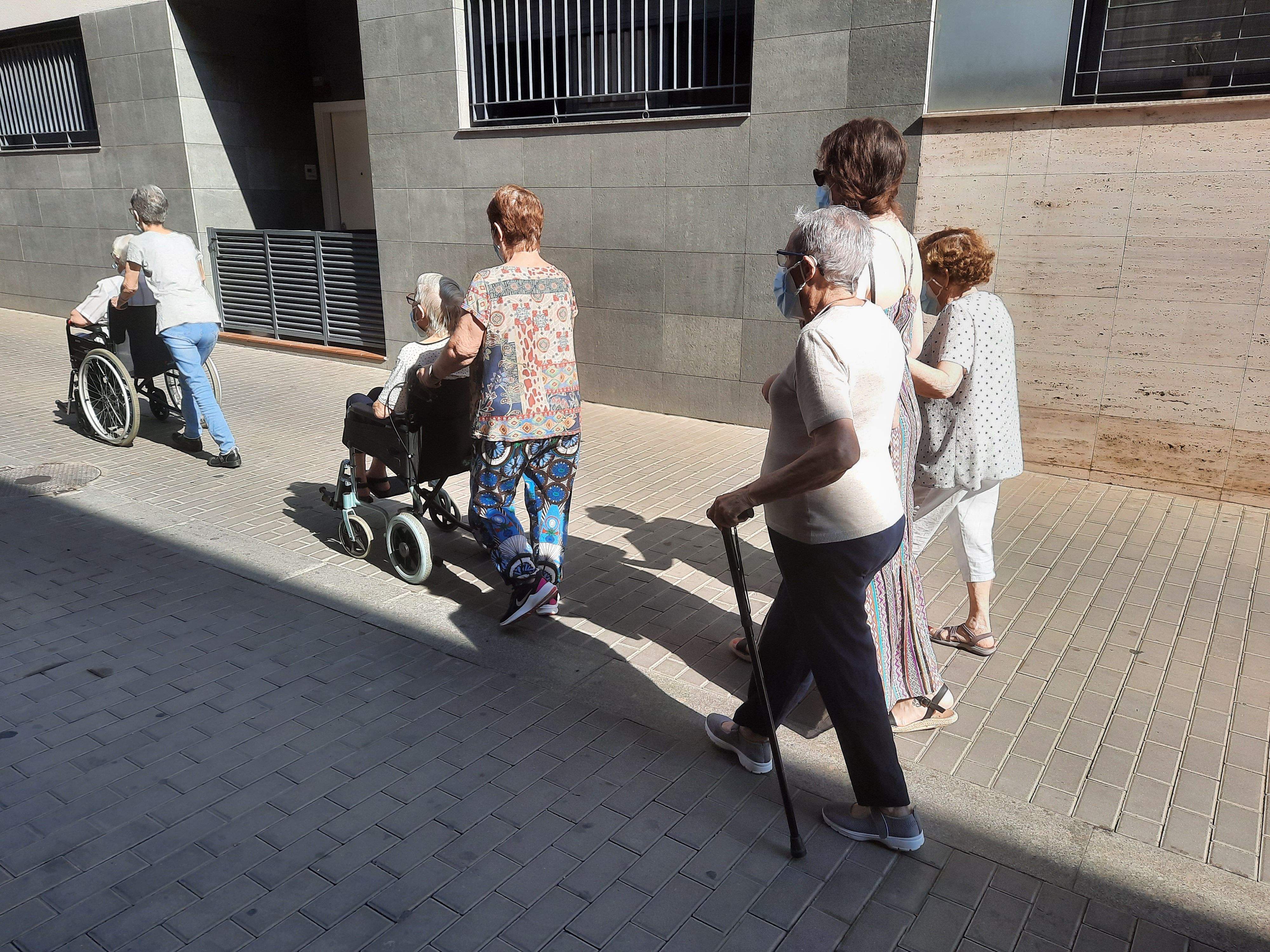 Usuaris de la residència CleceVitam Ceritania. FOTO: Cedida