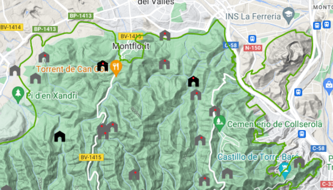 Aquí es pot accedir al mapa interactiu del Consorci. FOTO: Captura Aquí es pot accedir al mapa interactiu del Consorci. FOTO: Captura