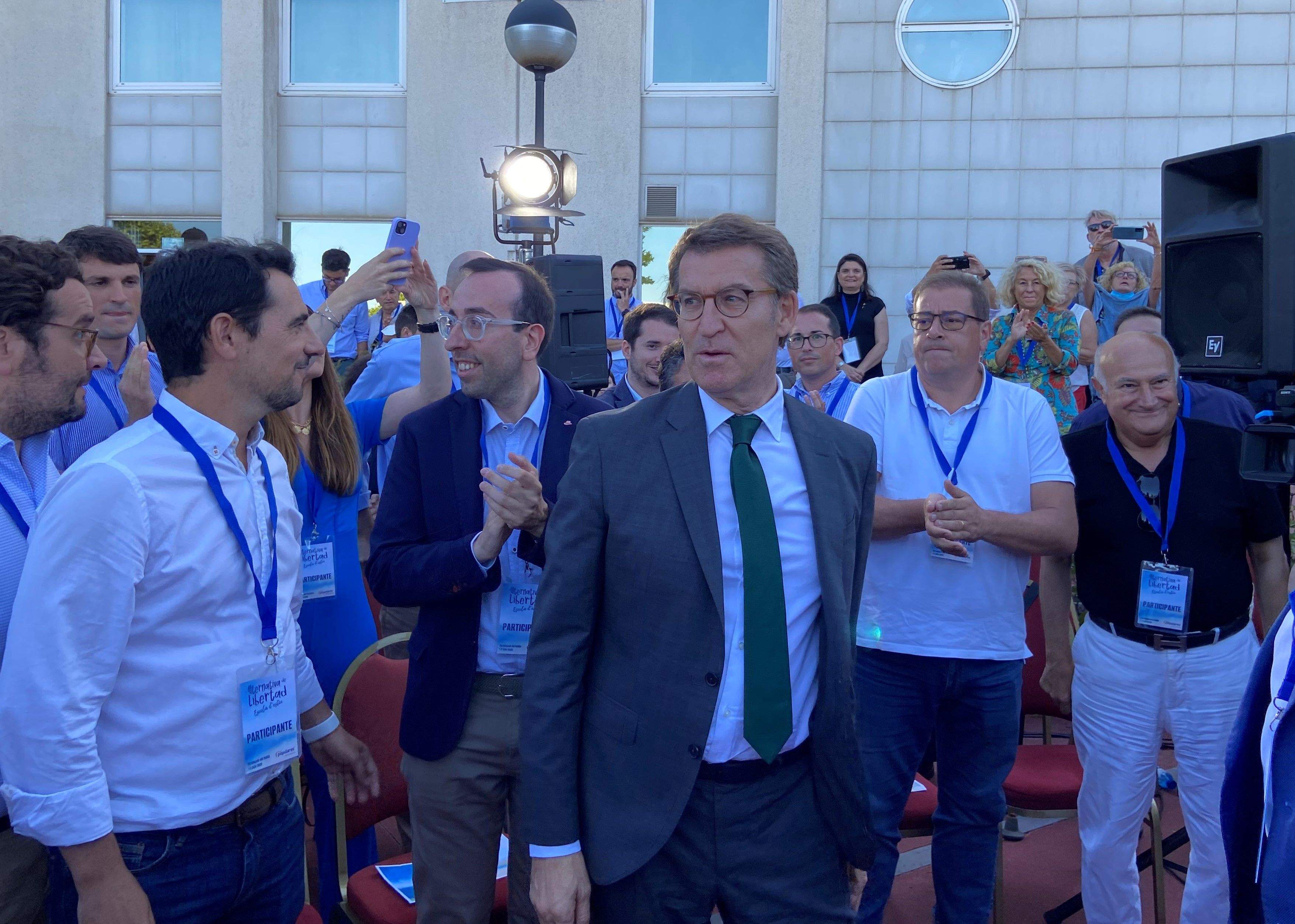 Núñez Feijóo, president del Partit Popular nacional, a Cerdanyola. FOTO: Nora Muñoz Otero