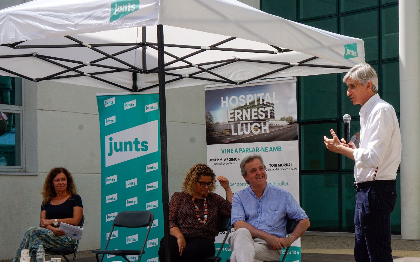 Intervenció d'Argimon sobre l'Hospital Ernest Lluch. FOTO: Cedida