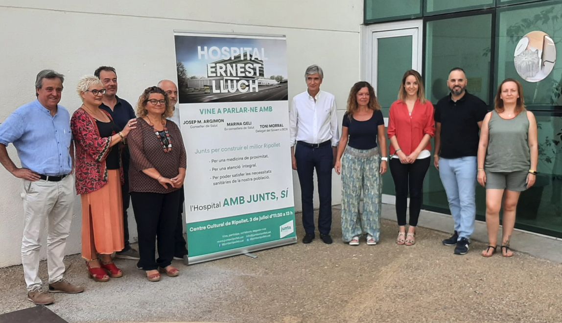 Salut reafirma el seu compromís per construir l'Hospital Ernest Lluch. FOTO: Cedida