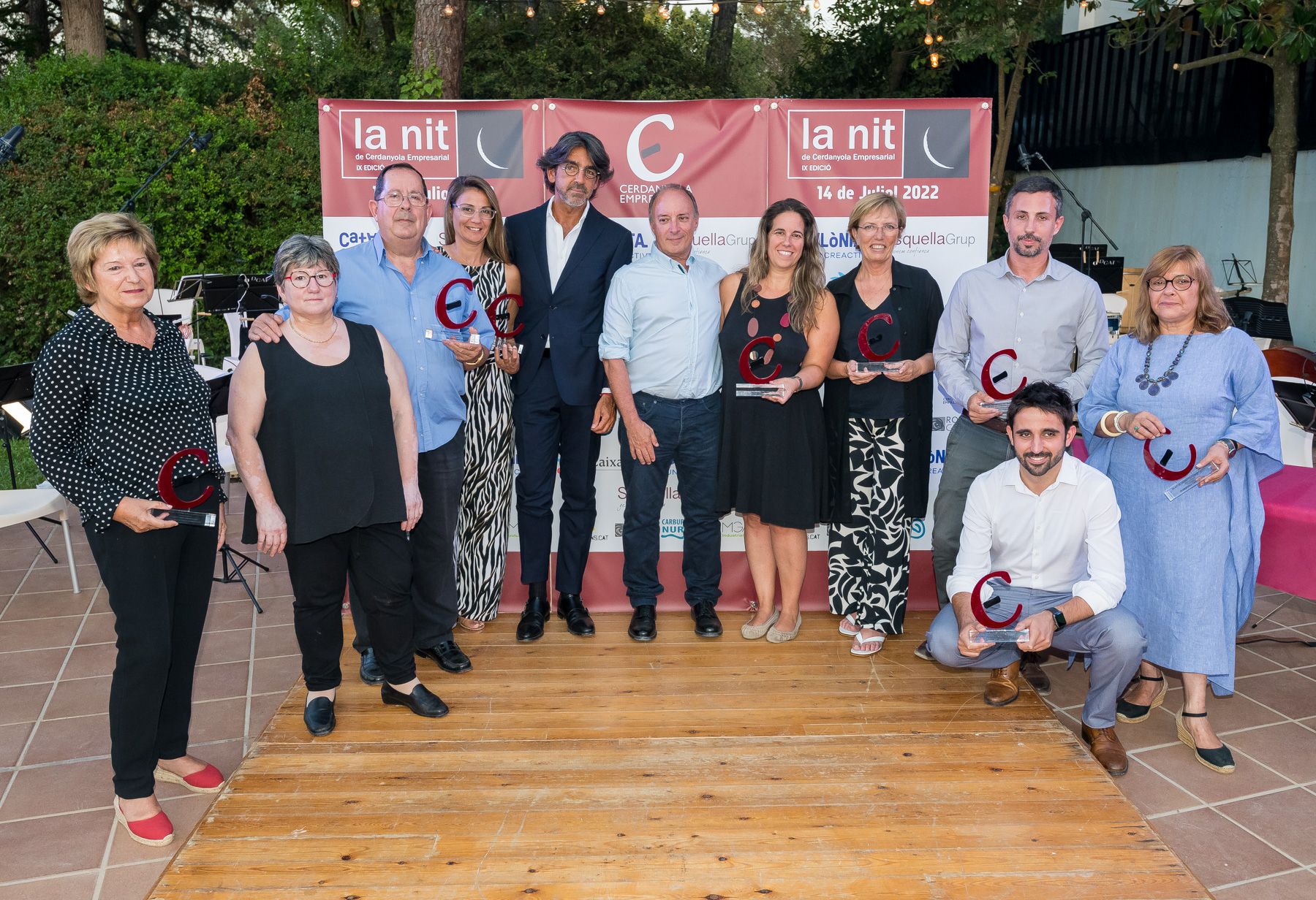 Guardonats a la Nit de Cerdanyola Empresarial 2022. FOTO: Cerdanyola Empresarial