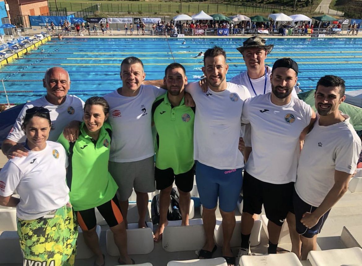 El Club Natació Cerdanyola als Campionats d'Estiu de Catalunya. FOTO: Cedida