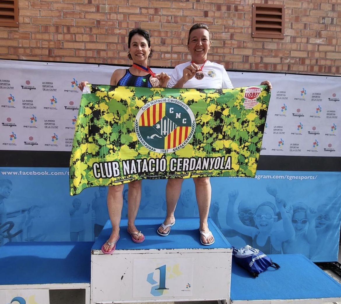 El Club Natació Cerdanyola als Campionats d'Estiu de Catalunya. FOTO: Cedida