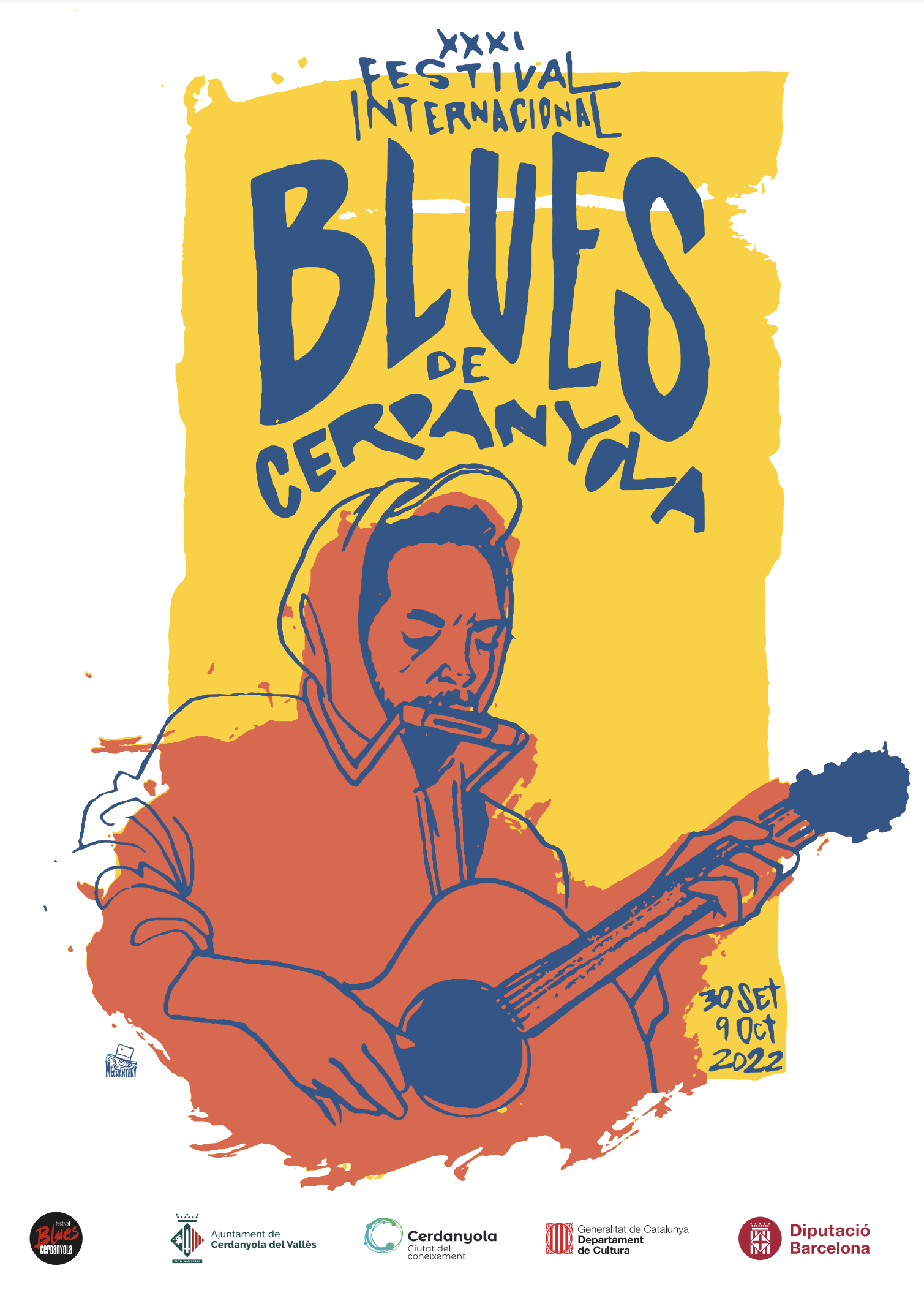 El cartell del 31è Festival Internacional de Blues. FOTO: Nora Muñoz Otero
