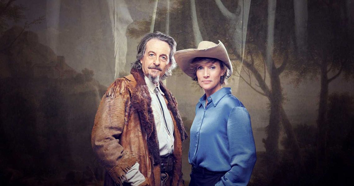 L'Ateneu acull 'buffalo Bill' amb Ramon Madaula i Raquel Sans. FOTO: Cedida L'Ateneu acull 'buffalo Bill' amb Ramon Madaula i Raquel Sans. FOTO: Cedida