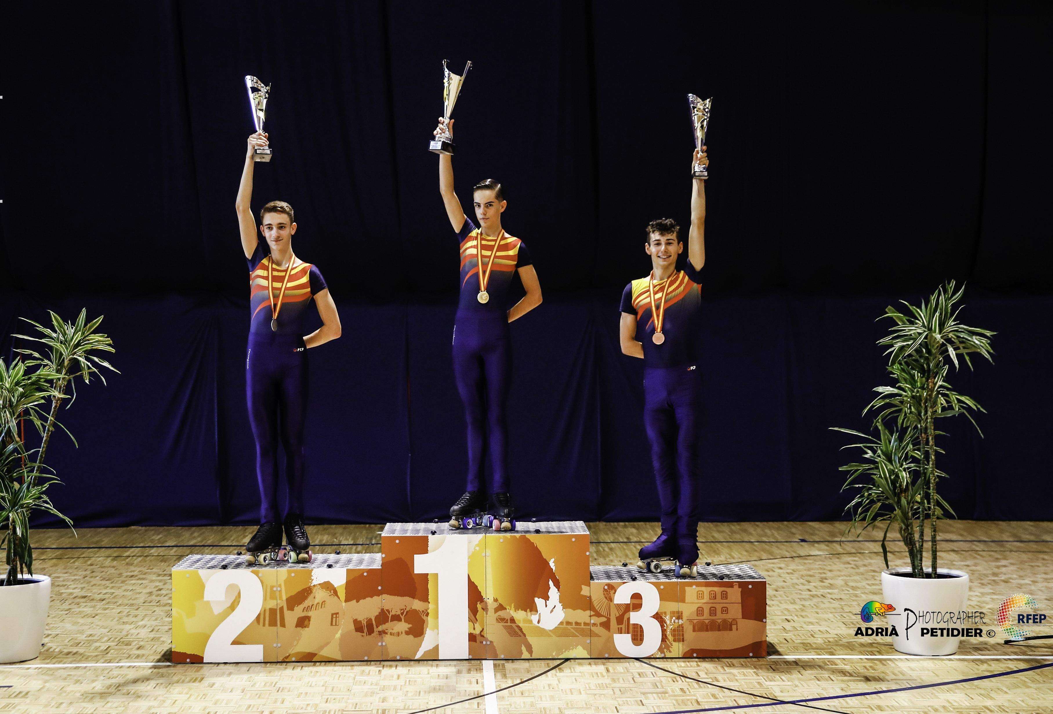 Ruben Quintero, bronze al campionat d'Espanya de patinatge. FOTO: Federació Espanyola de Patinatge