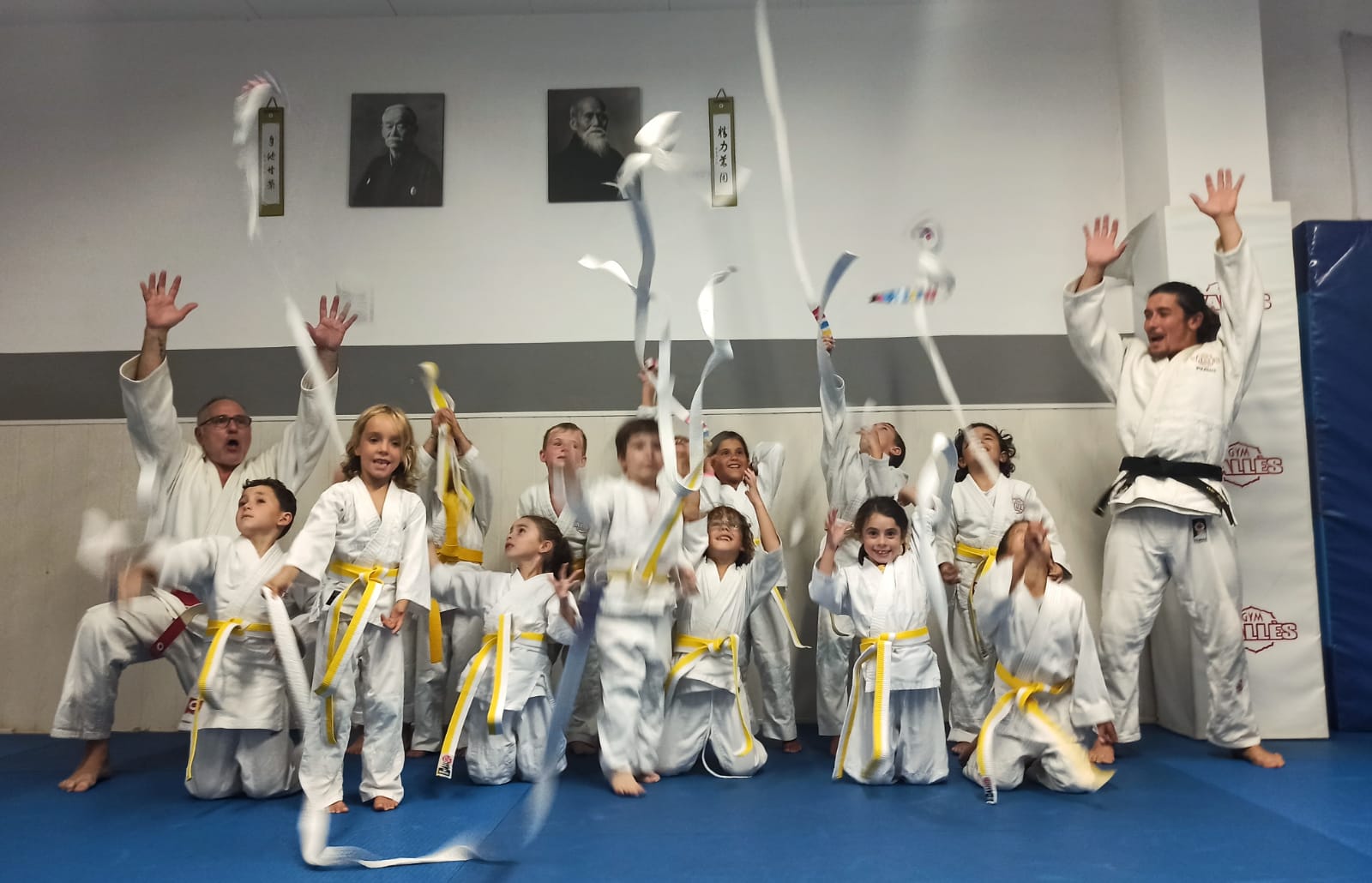 El grup infantil del Cerdanyola Judo Vallès. FOTO: Cedida