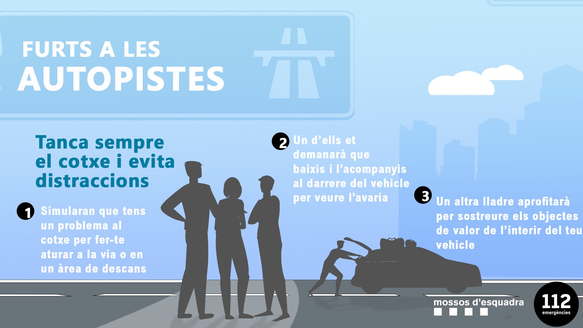 Seguretat en les autopistes Seguretat en les autopistes