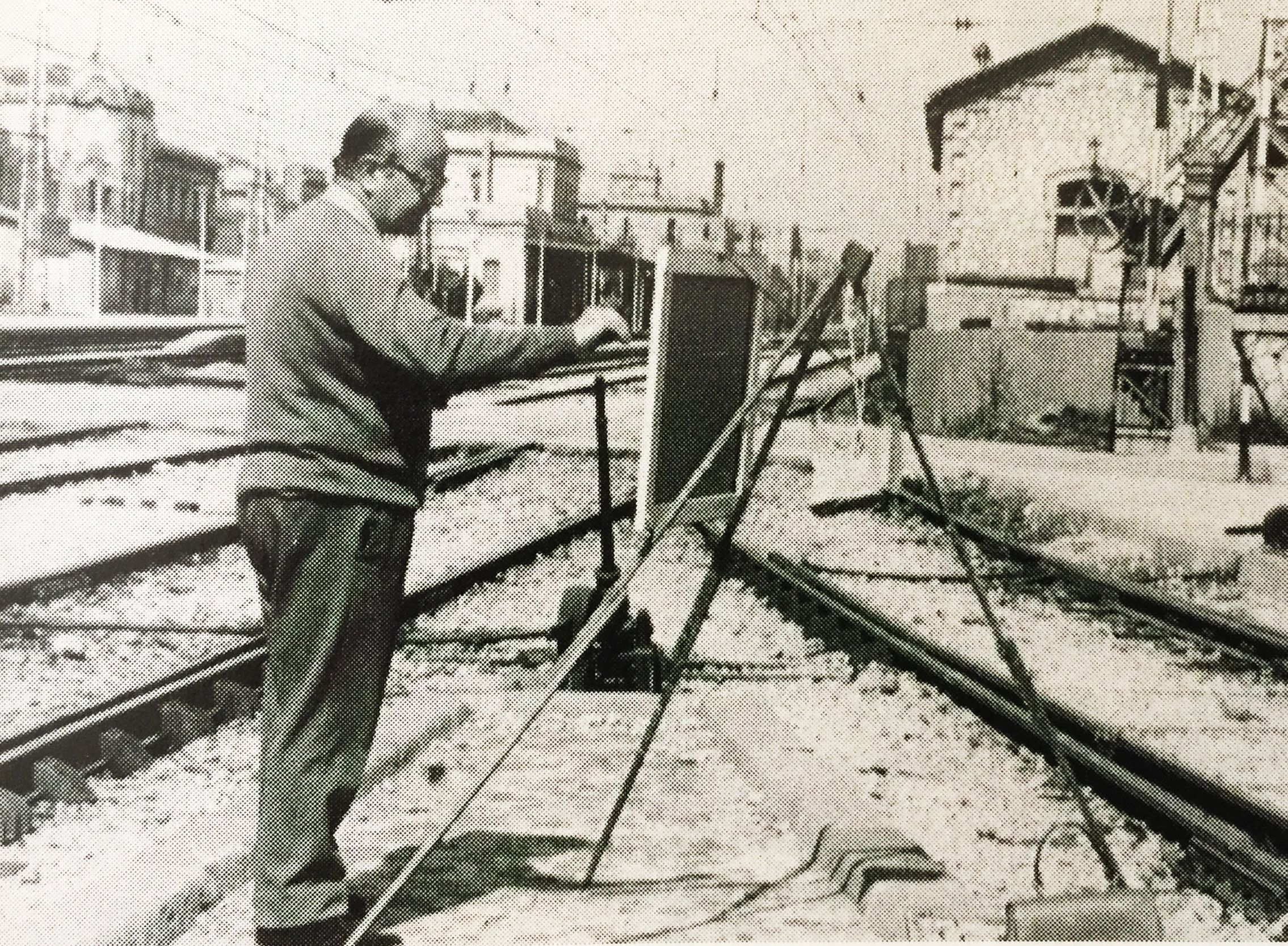 El pintor Vilaplana, a Sabadell. FOTO: Arxiu TOT, 261