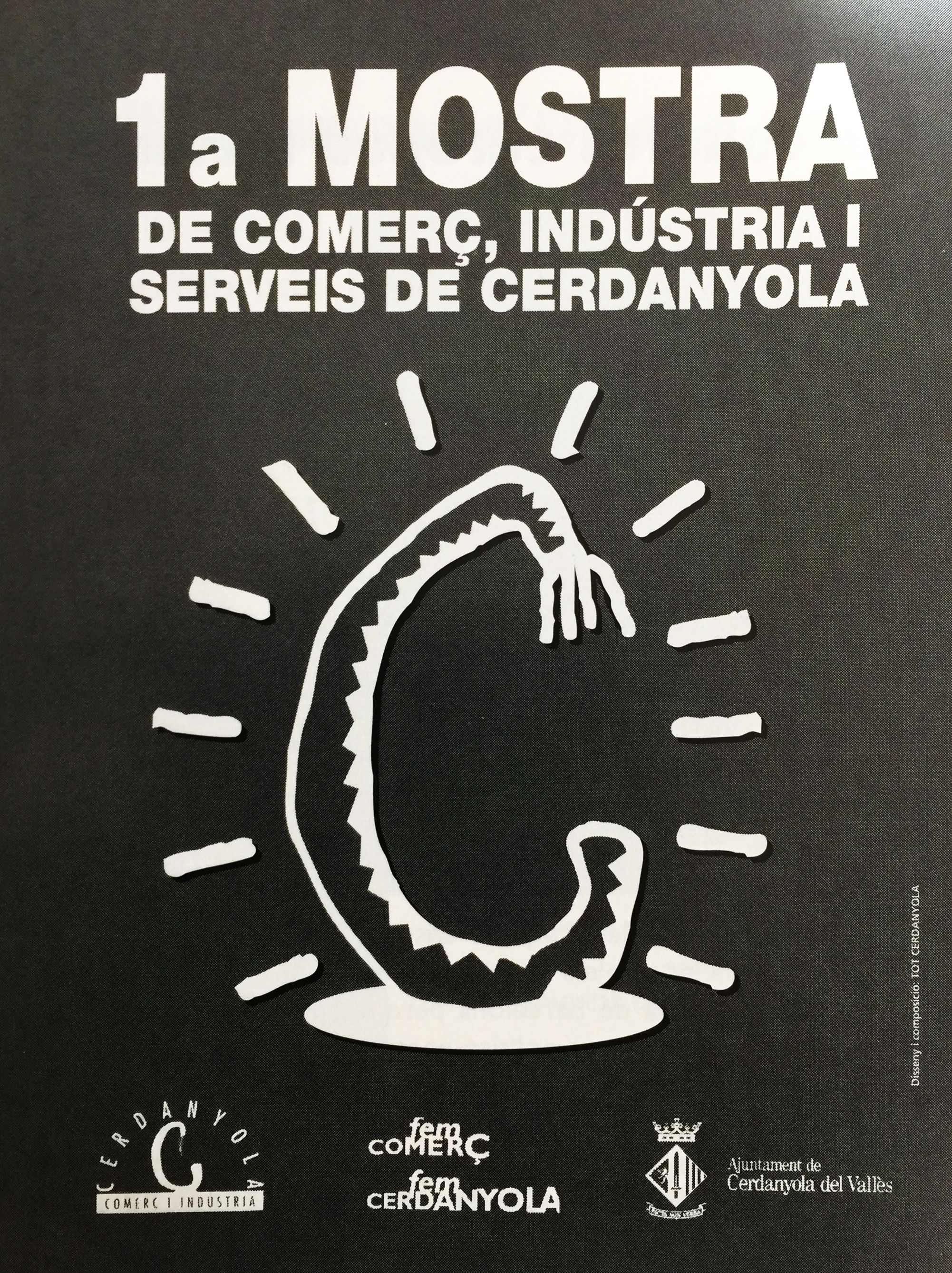 Cartell primera Mostra de Comerç i Serveis de Cerdanyola del Vallès (octubre 1996). FOTO: Arxiu, TOT número 480
