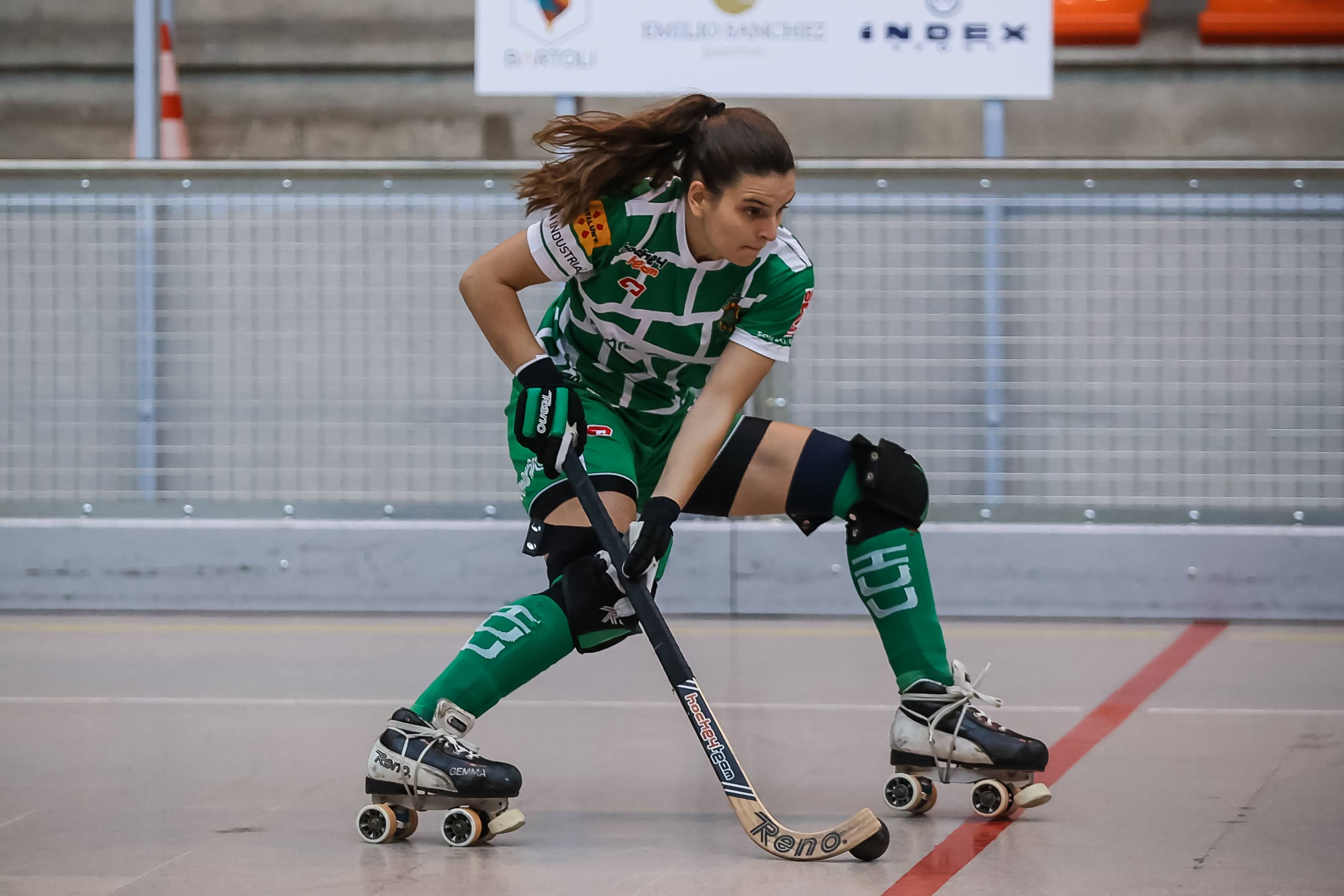 Gemma Solè en un partit del Cerdanyola Club d'Hoquei. FOTO: Svetlana Akimova