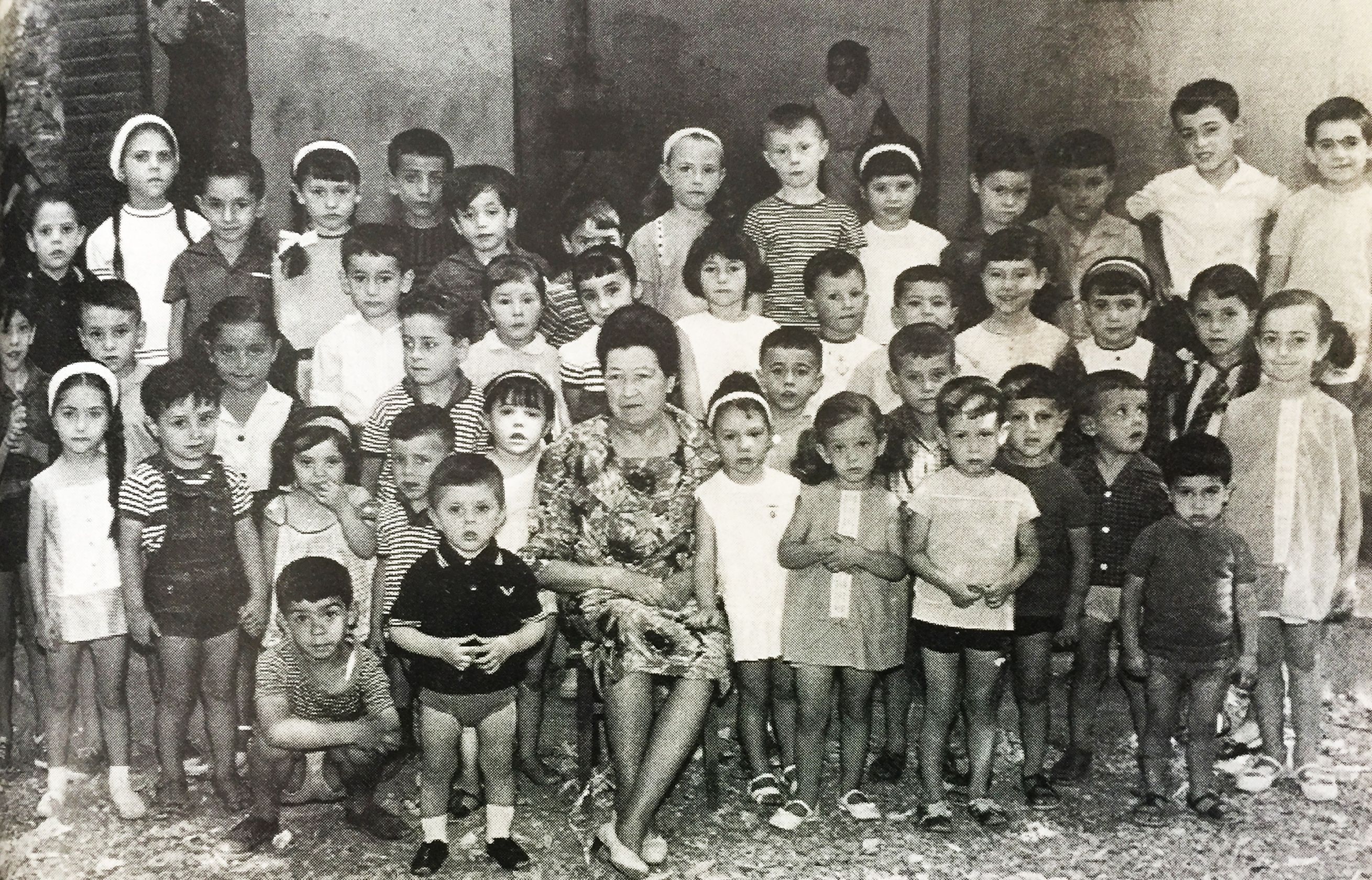El Parvulari del Carrer Escoles, als anys 60. FOTO: Cedida per Carme Capdevila