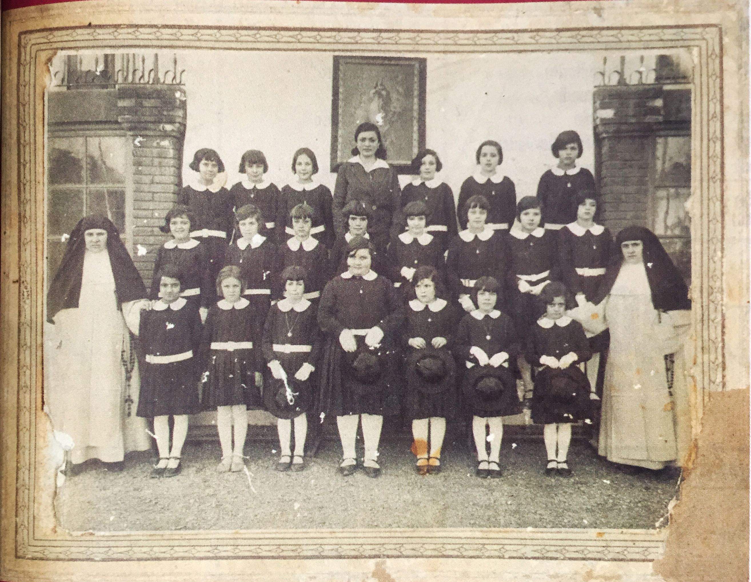 Col·legi Anunciata (Can Banús) durant els anys 20. FOTO: Arxiu del TOT