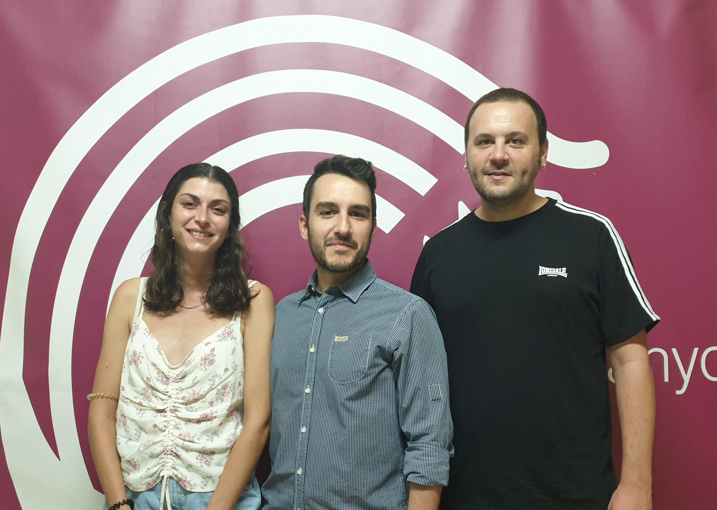 Anna Montfort, Ivan González i Adrià Guimerà, regidors de Guanyem Cerdanyola. FOTO: Cedida