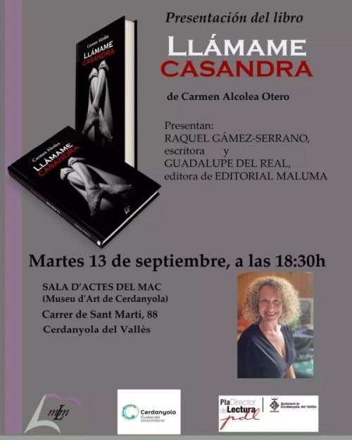 Carmen Alcolea, docent a l'Institut Gorgs, publica la seva primera novel·la Carmen Alcolea, docent a l'Institut Gorgs, publica la seva primera novel·la