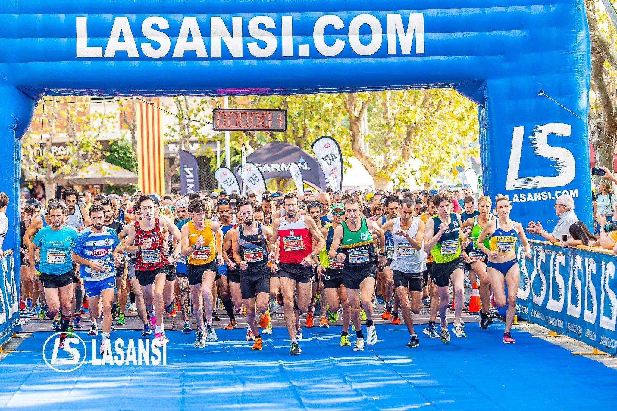 Sortida de la Cursa de la Diada a Bellaterra. FOTO: La Sansi