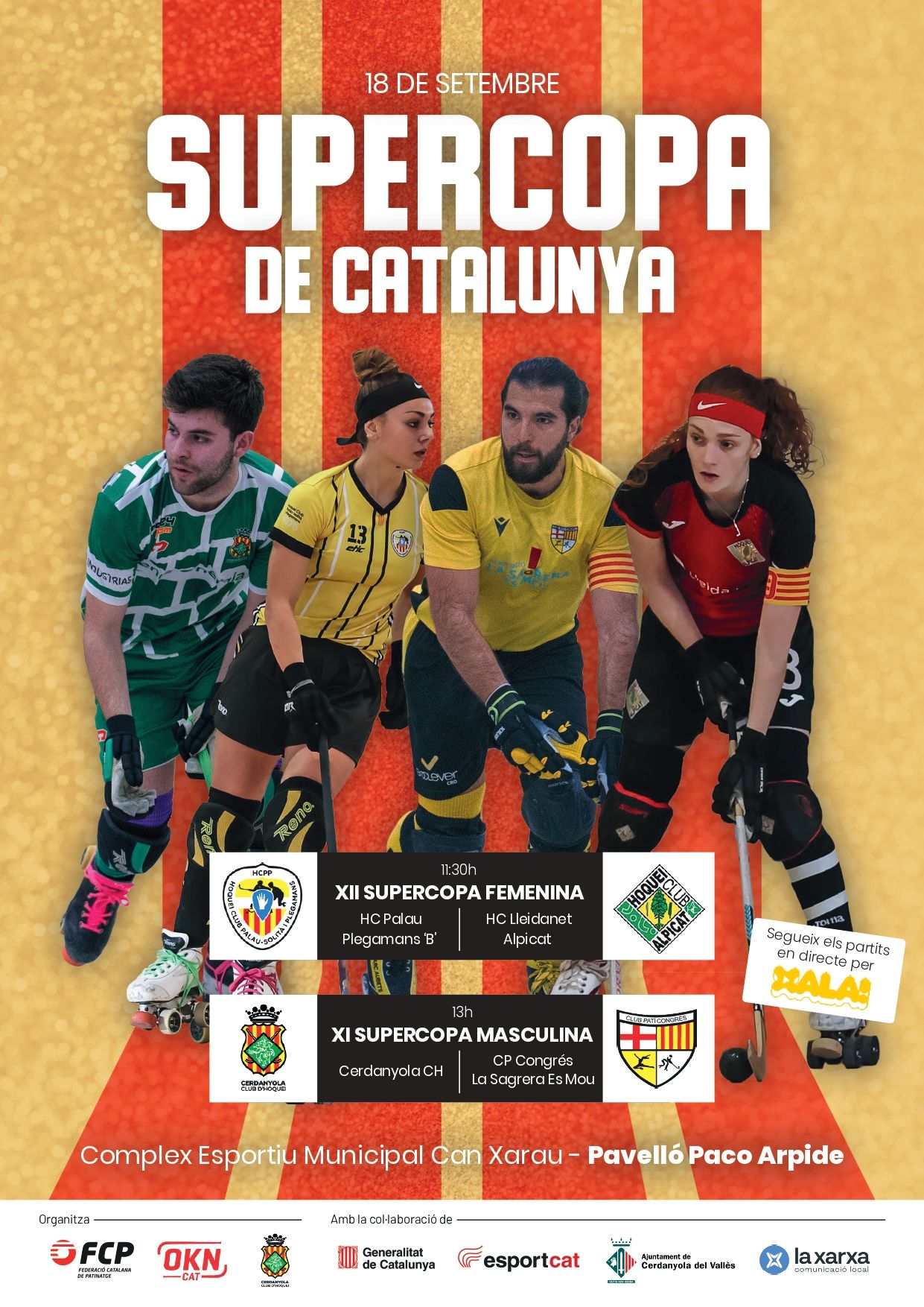 Cartell de la Supercopa de Catalunya 2022. 