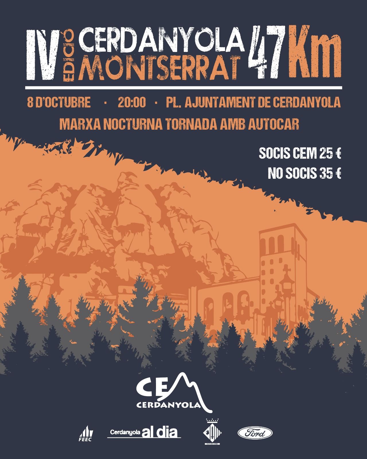 4a edició de la cursa Cerdanyola-Montserrat del CEM