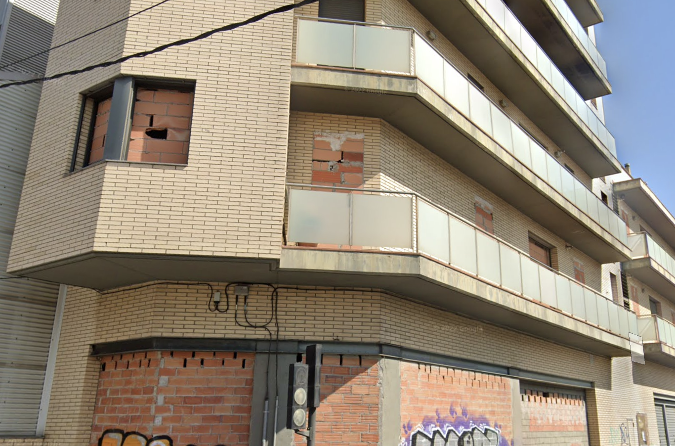 Un pis tapiat al carrer Tiana. FOTO: Google Maps