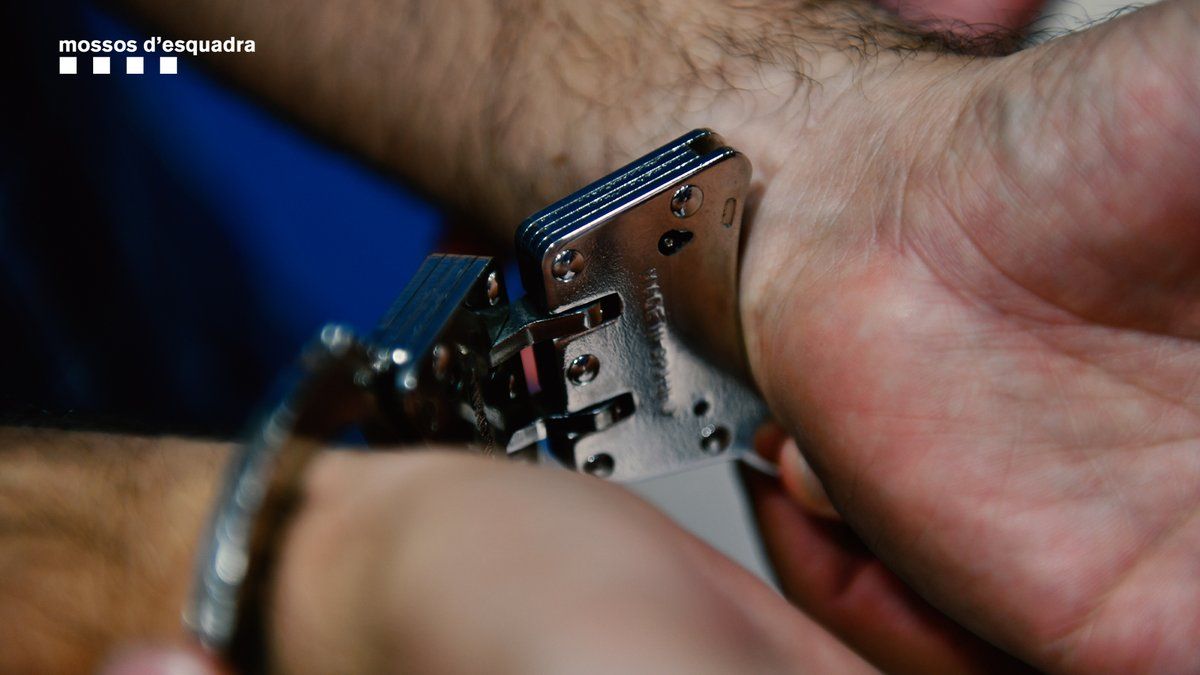Imatge recurs d¡una detenció. FOTO: Mossos d'Esquadra