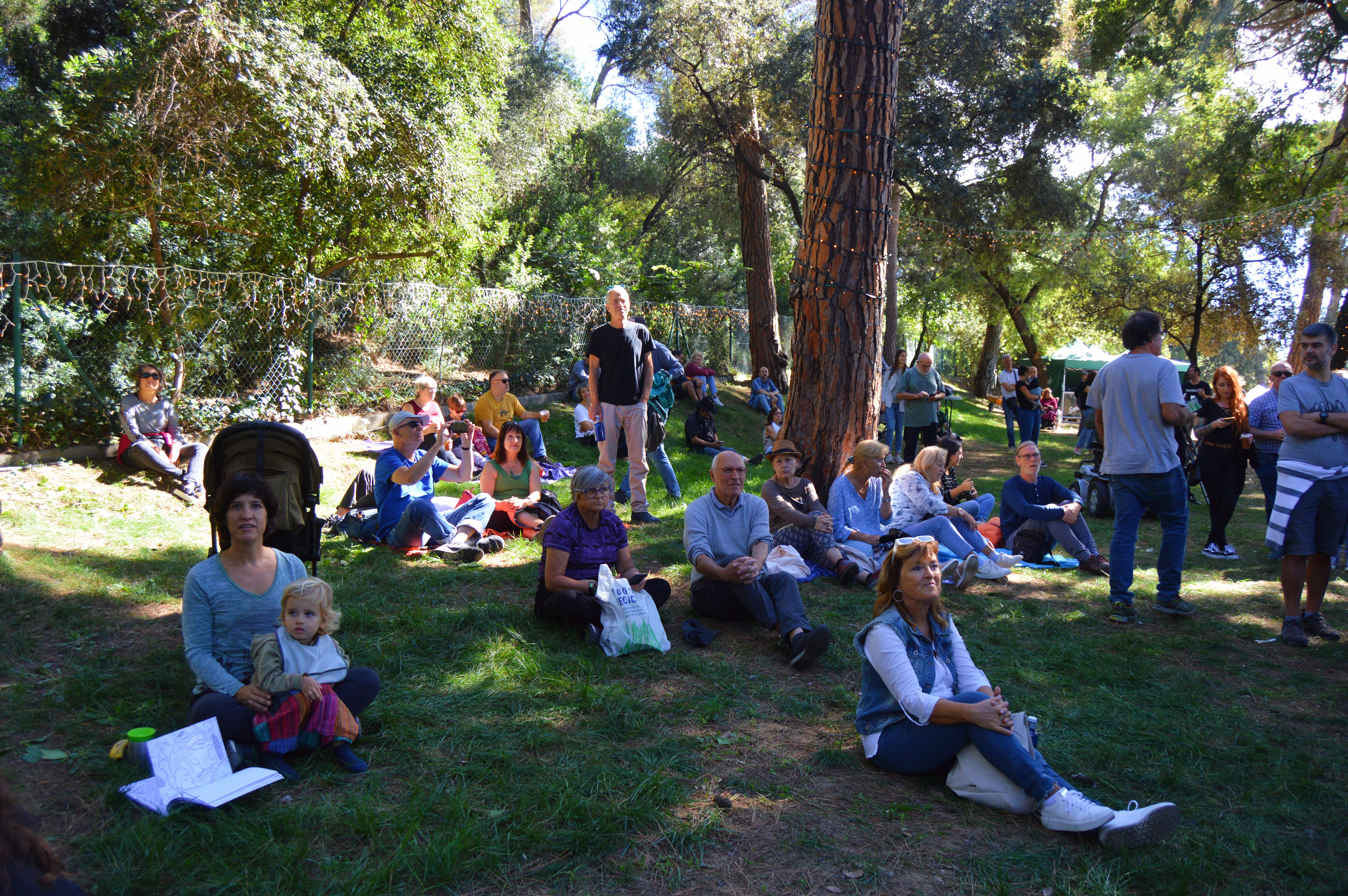 Públic a l'escenari Bosc del Bosc Tancat en el concert de Selwyn Birchwood al Festival de Blues. FOTO: Nora MO