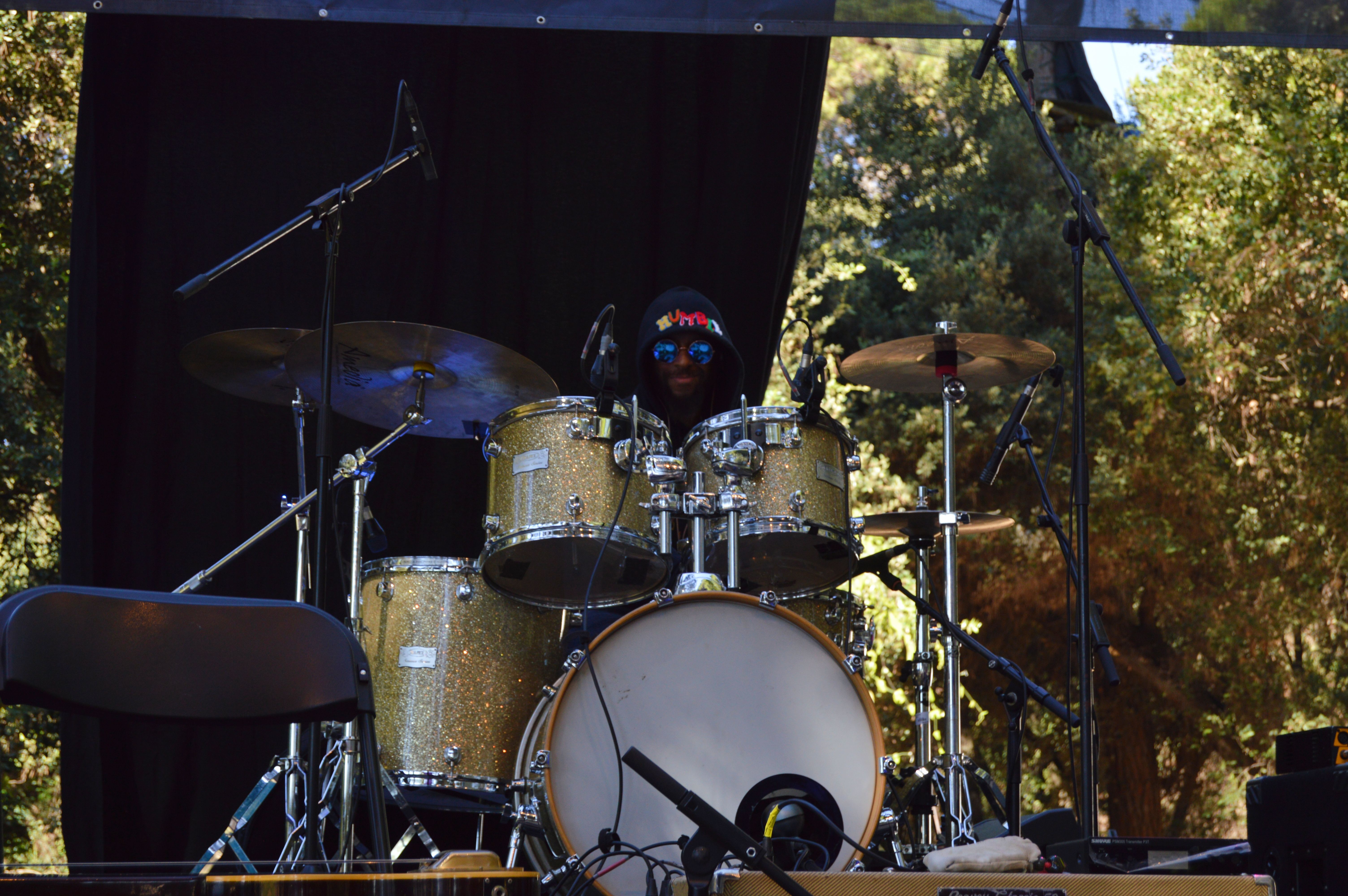 Concert de Selwyn Birchwood a l'escenari Bosc del Bosc Tancat, dissabte al matí al Festival de Blues. FOTO: Nora MO