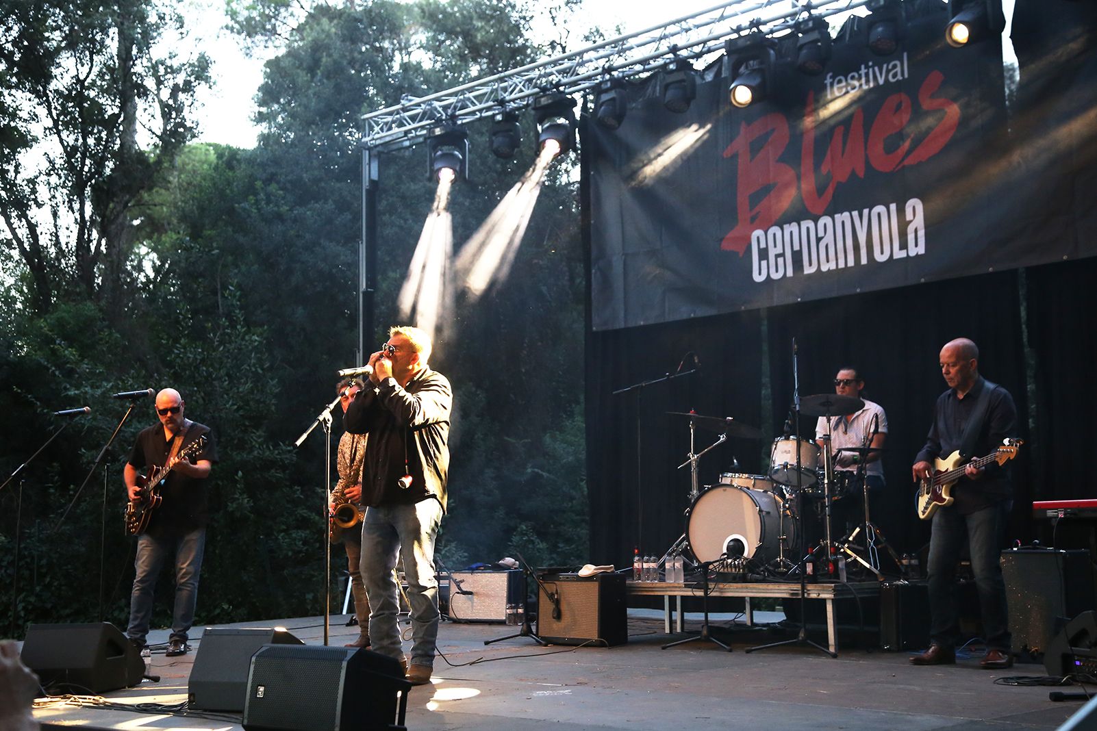 Concert de The Chris O'Leary Band a l'escenari Bosc del Bosc Tancat. FOTO: Anna Bassa