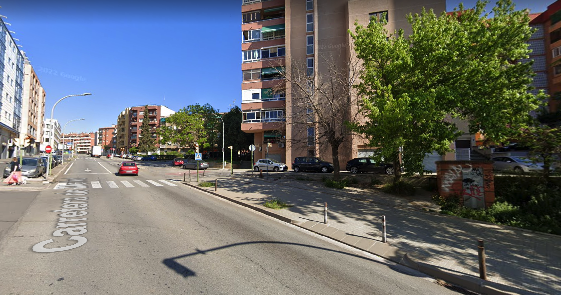 L'accident va tenir lloc a la carretera de Mollet, a Sabadell. FOTO: Google Maps
