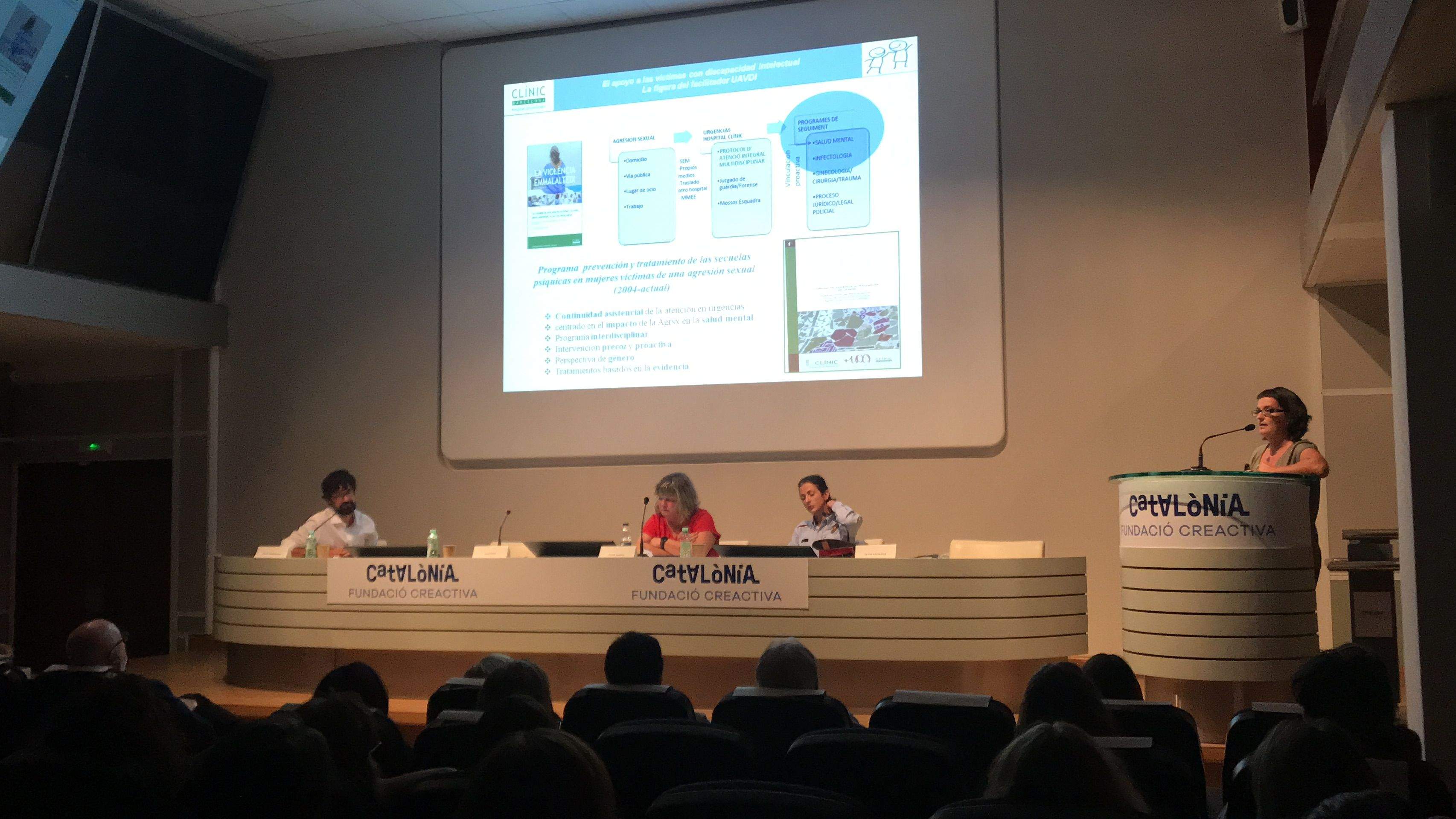 Jornada sobre la violència sexual en persones amb discapacitat intel·lectual a la Fundació Catalònia. FOTO: Mónica GM 
