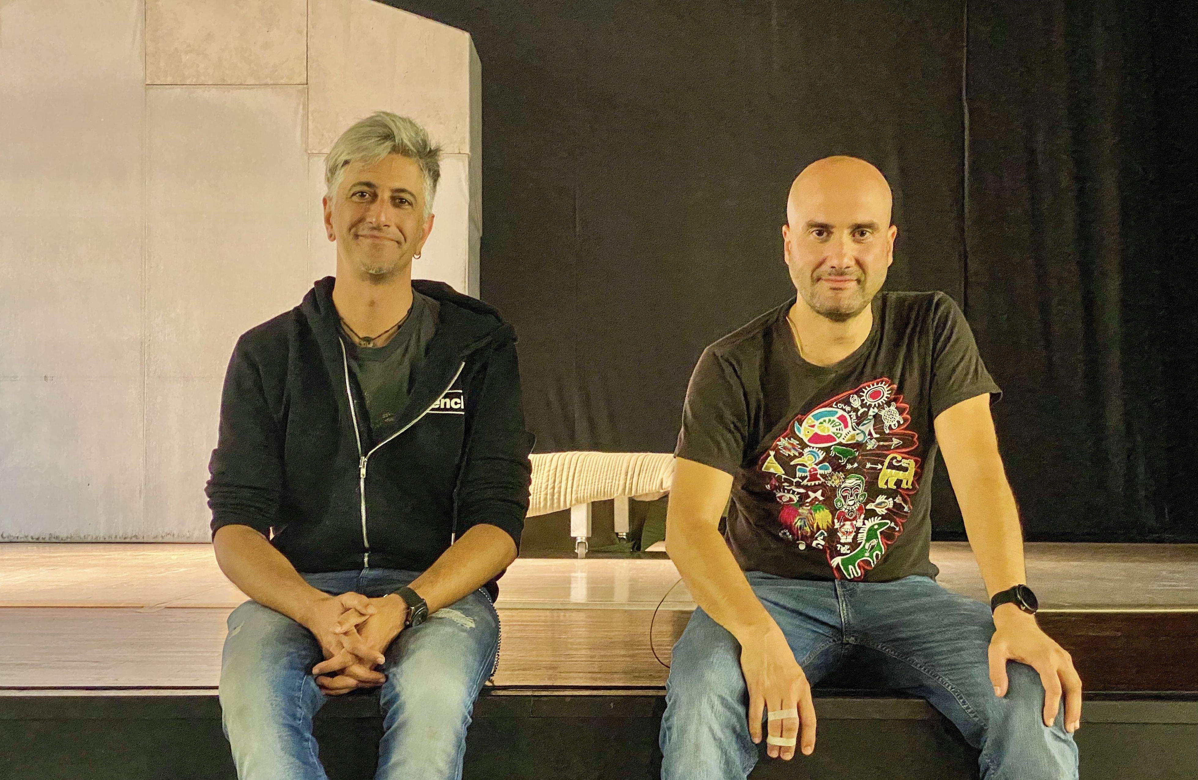 Pako Merino i Diego Lorca al Teatre Ateneu. FOTO: Mónica GM Pako Merino i Diego Lorca al Teatre Ateneu. FOTO: Mónica GM