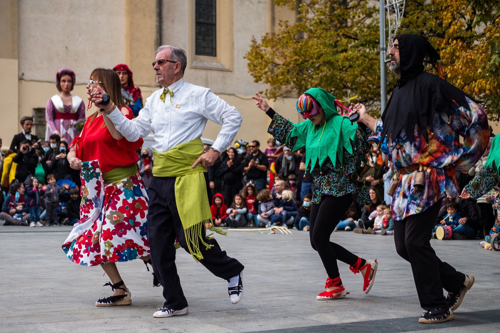 Matinal de cultura popular durant la Festa Major de Sant Martí de 2021. FOTO: Ale Gómez