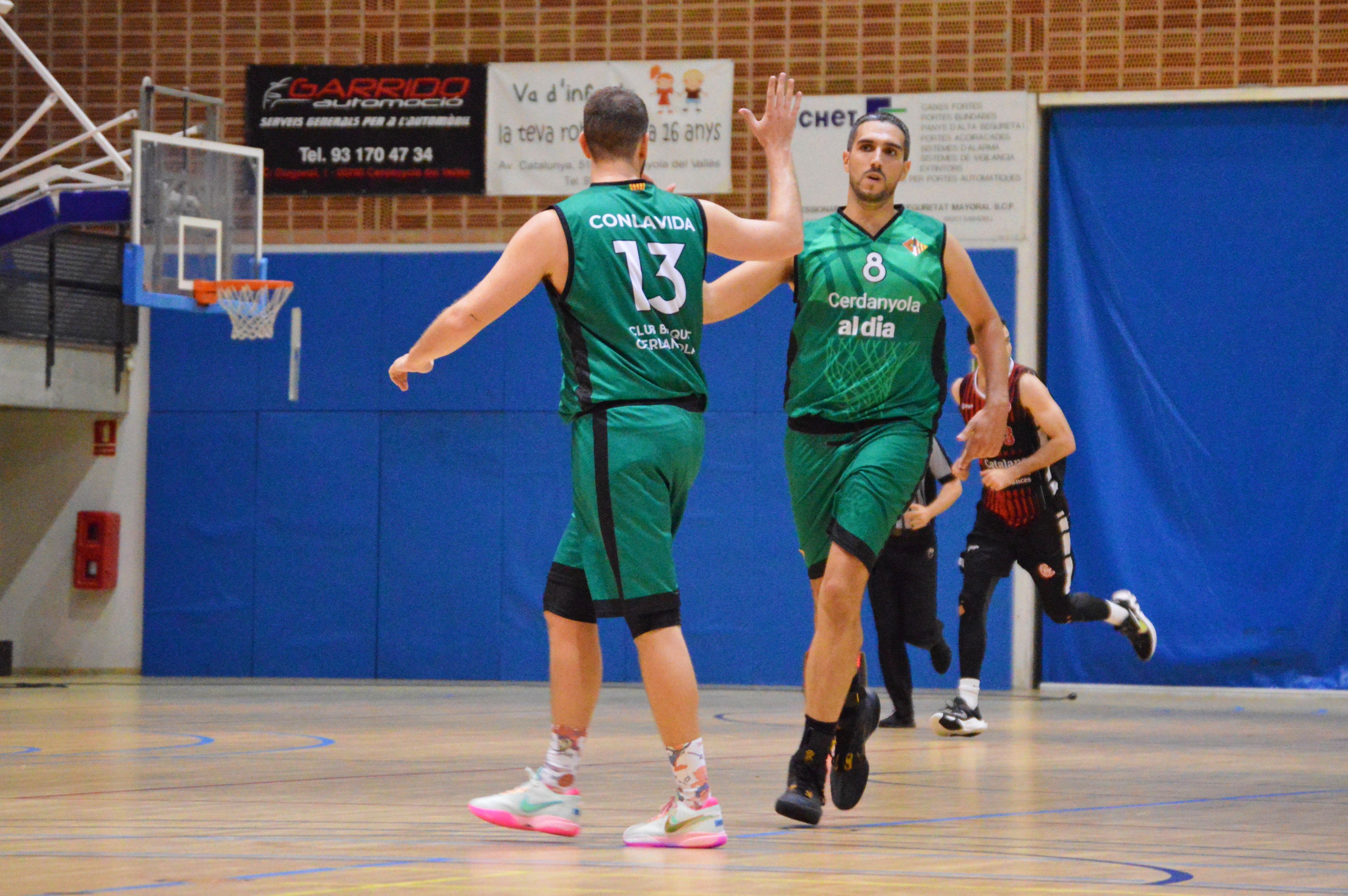 El CB Cerdanyola davant del Sant Cugat en un partit de Copa Catalunya. FOTO: Nora MO El CB Cerdanyola davant del Sant Cugat en un partit de Copa Catalunya. FOTO: Nora MO