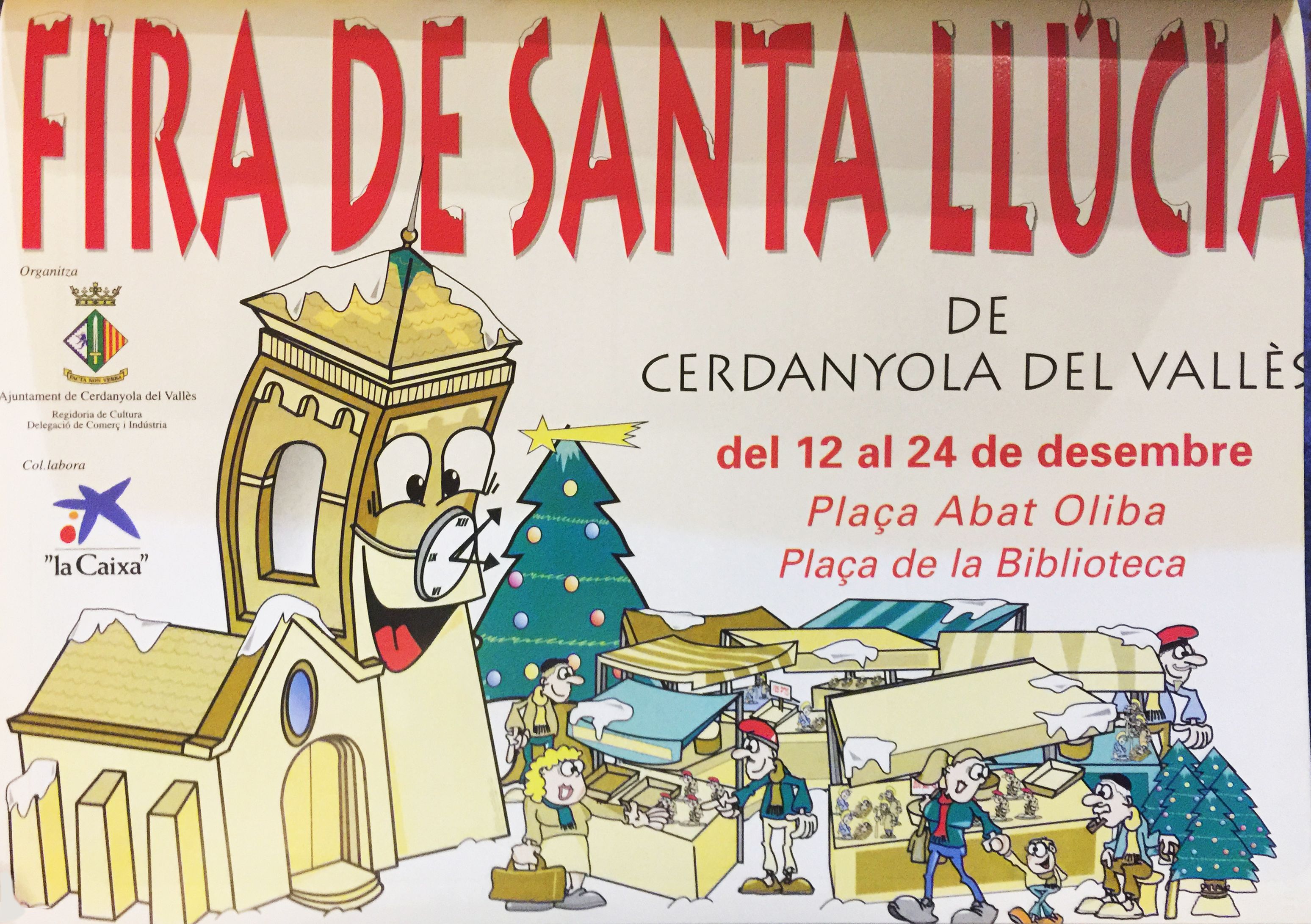 Material Promocional de la Fira de Santa Llúcia a Cerdanyola (1997)