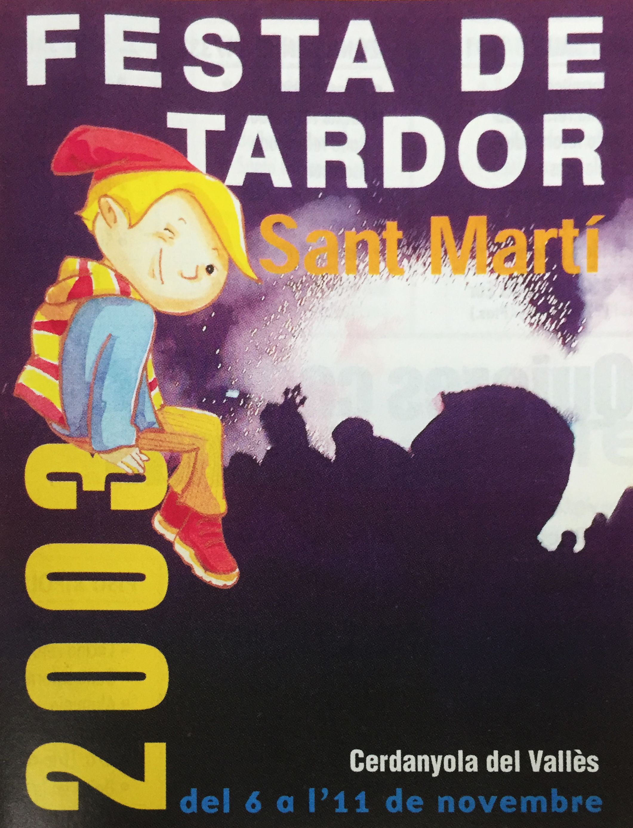 Cartell de la Festa Major de Sant Martí (2003)