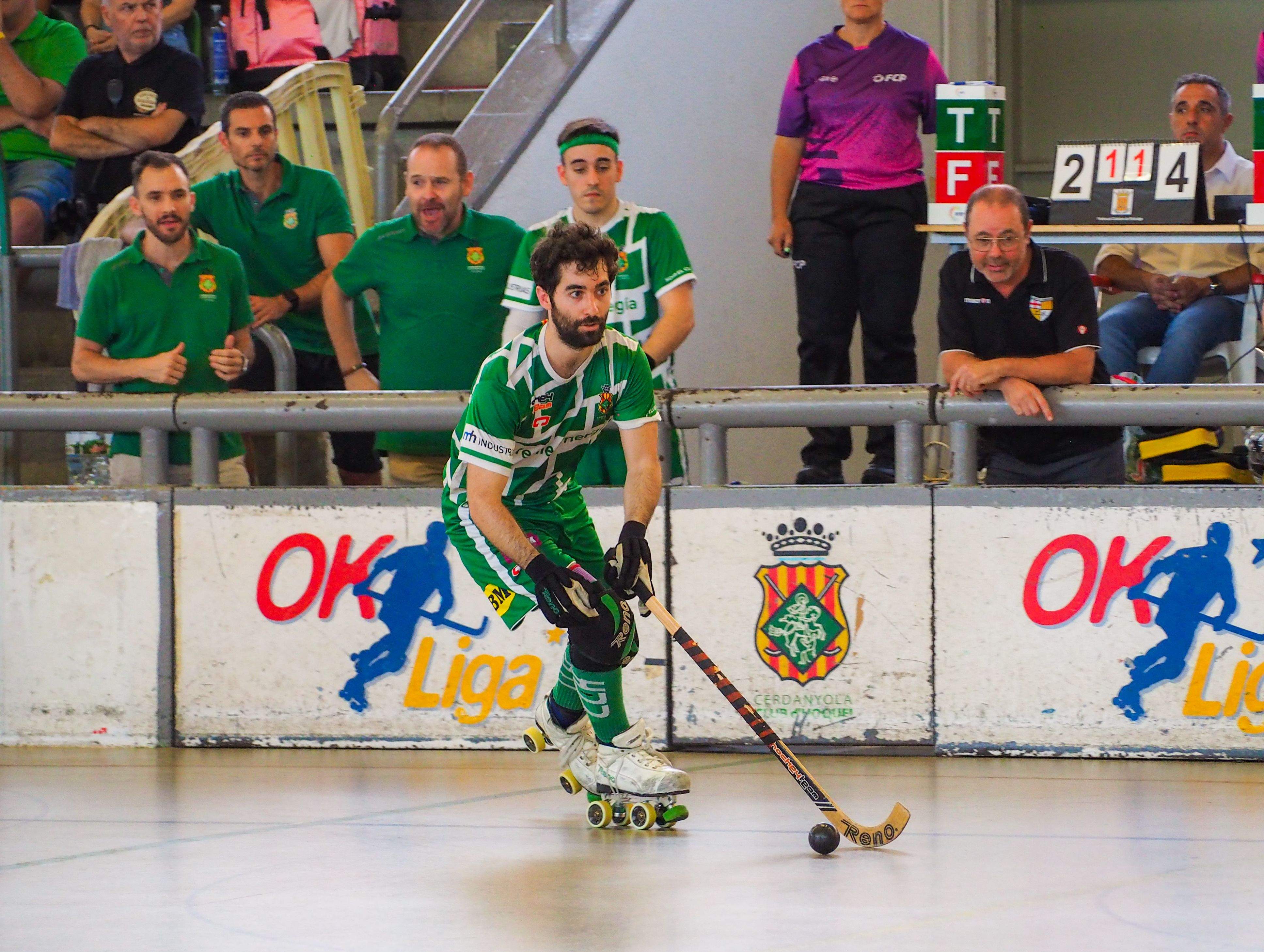 David Martínez en un partit a Can Xarau. FOTO: Cerdanyola CH