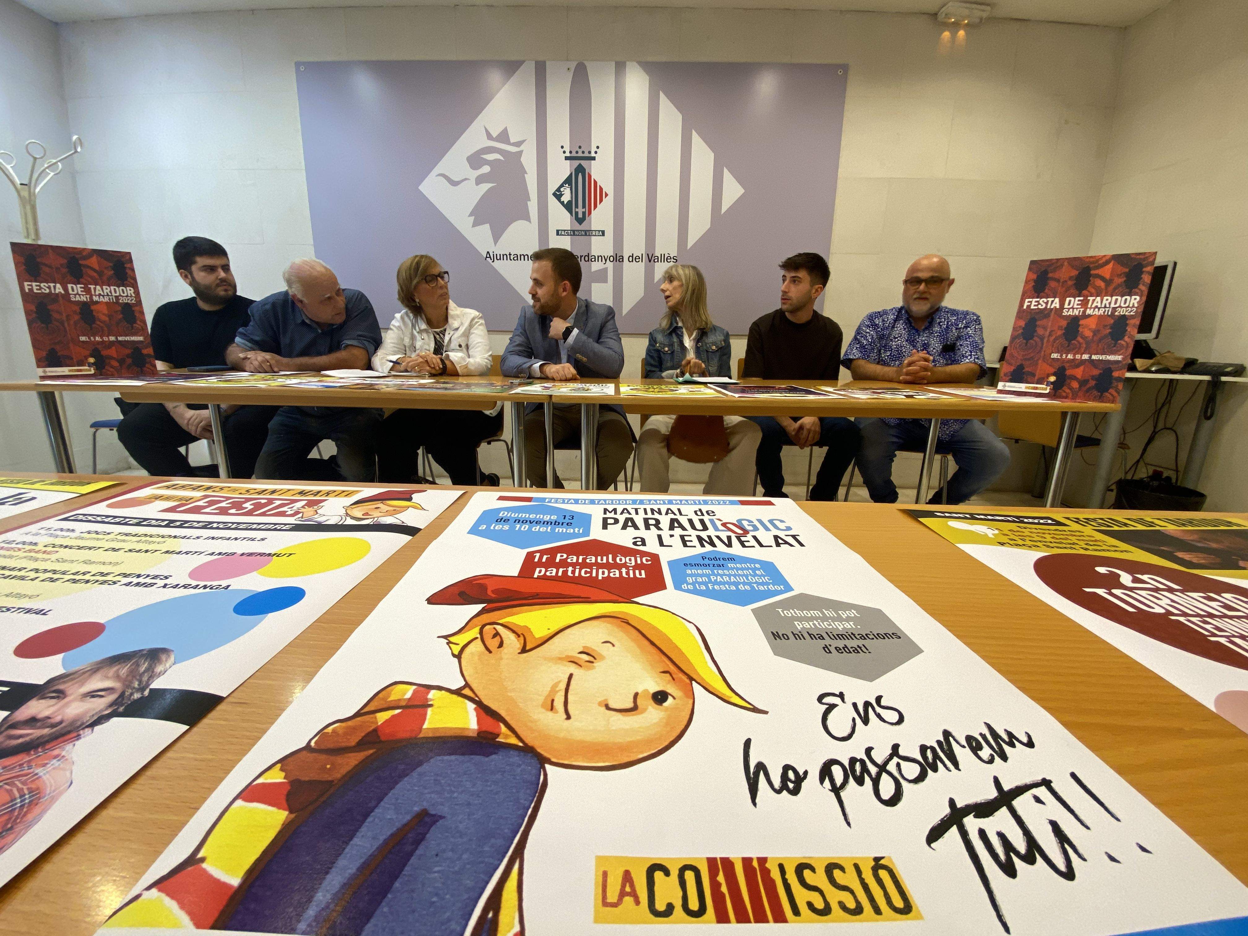 Presentació de la Festa Major de Sant Martí, el 21 d'octubre. FOTO: Mónica GM