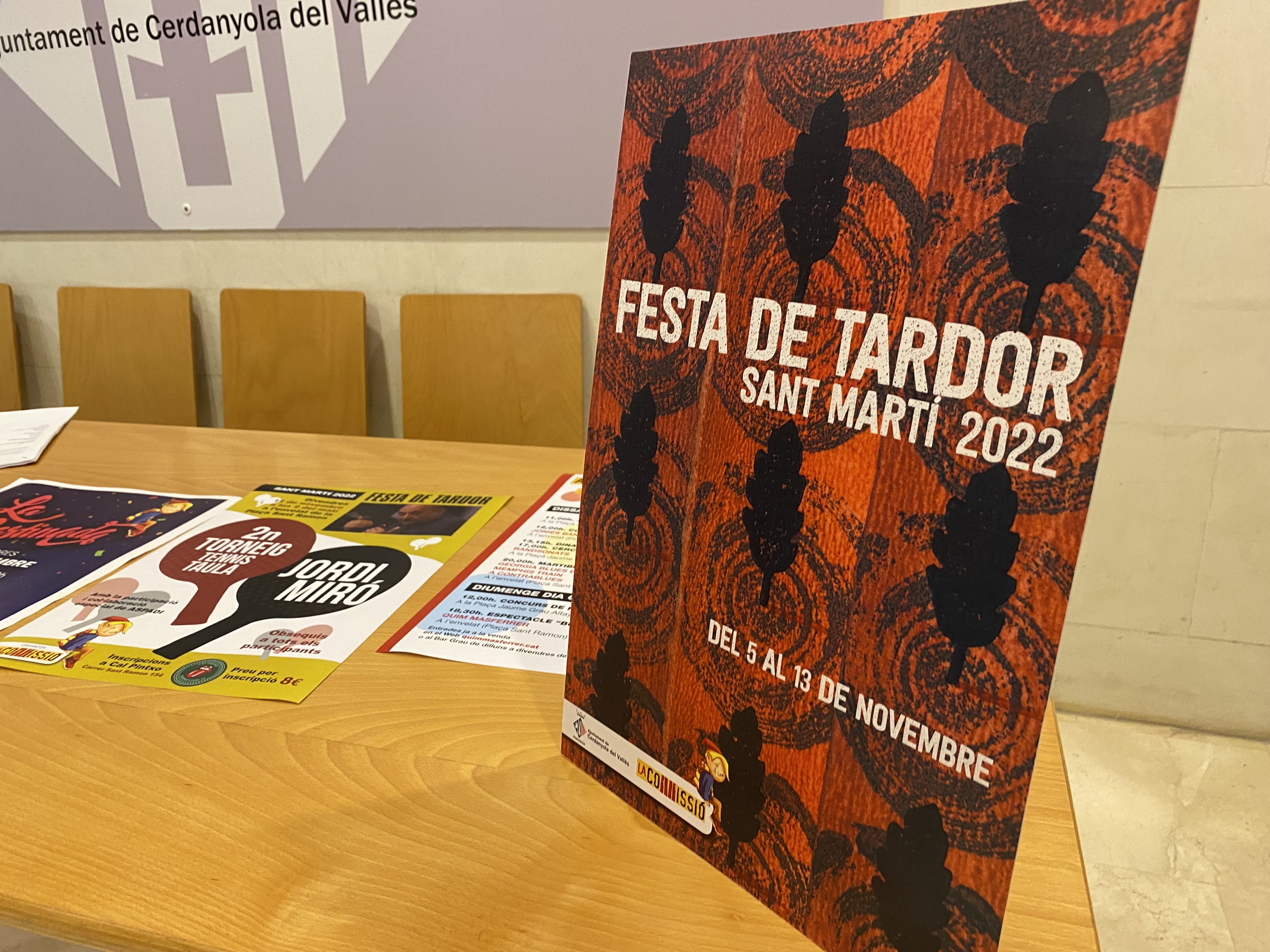 El cartell de la Festa de Tardor 2022 és obra de Marutxi Beaumont. FOTO: Mónica GM