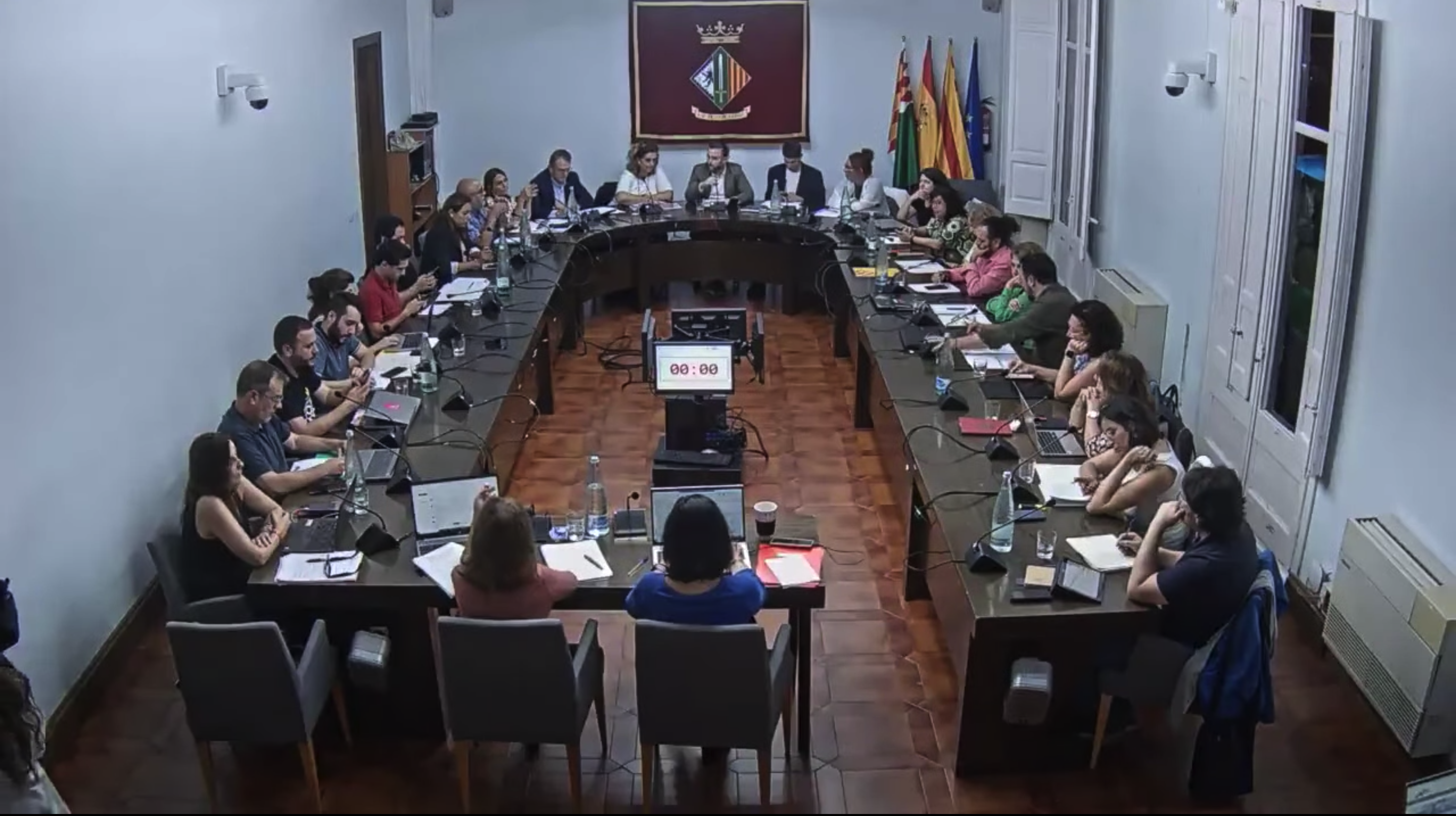 Ple Municipal del mes d'octubre a l'Ajuntament de Cerdanyola.  Ple Municipal del mes d'octubre a l'Ajuntament de Cerdanyola.