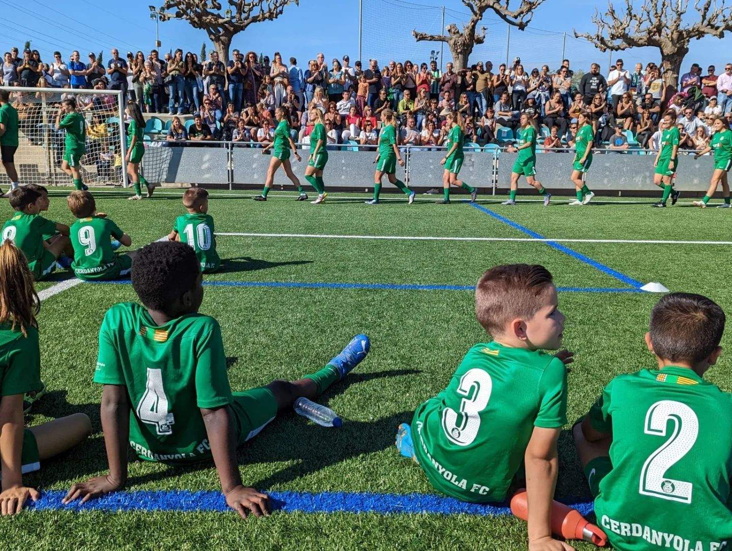 Moment de la presentació del Cerdanyola Futbol Club. FOTO: Facebook Carlos Cordon