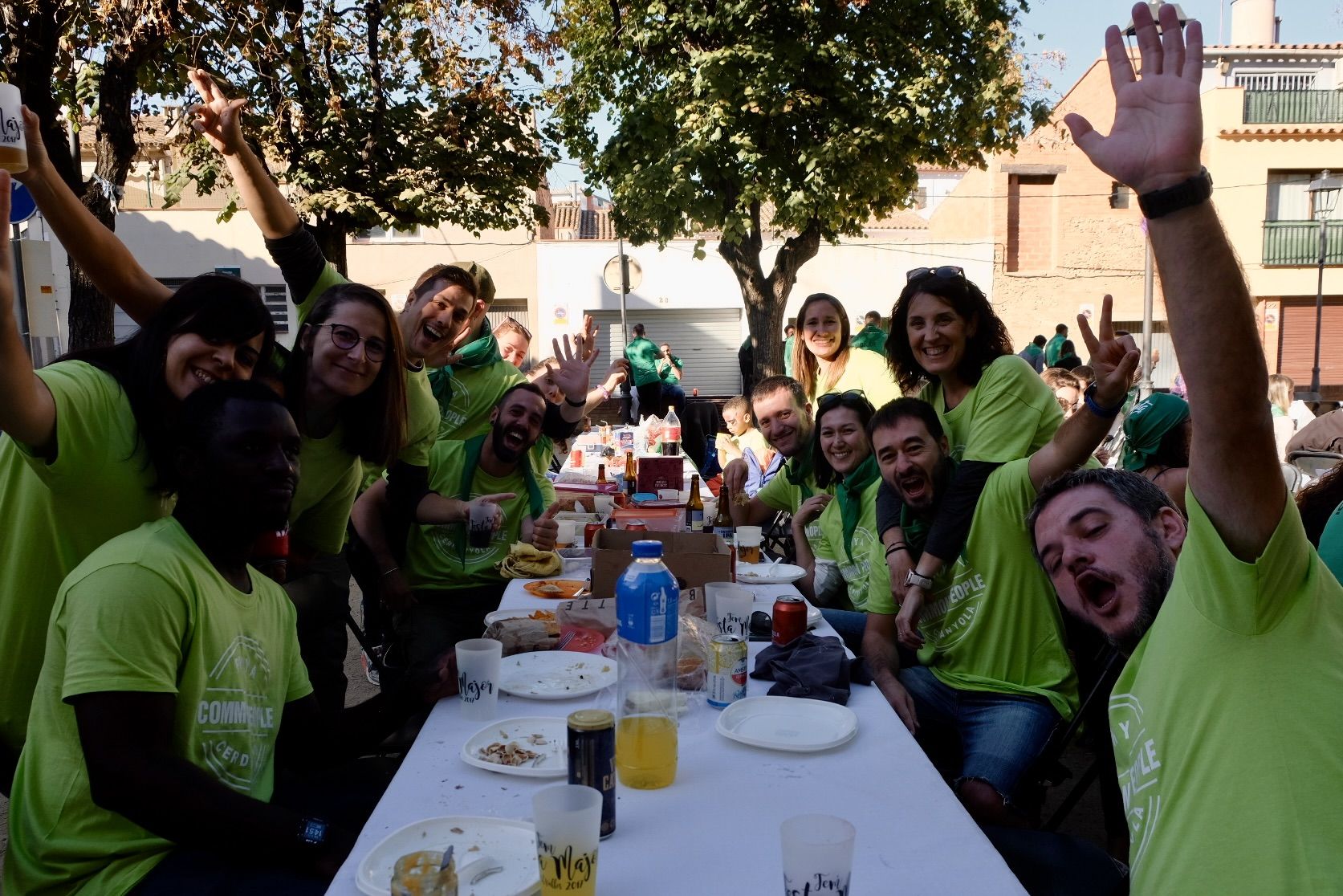 1a edició del Dinar Popular de Penyes en la Festa Major de Sant Martí 2022. FOTO: Ale Gómez