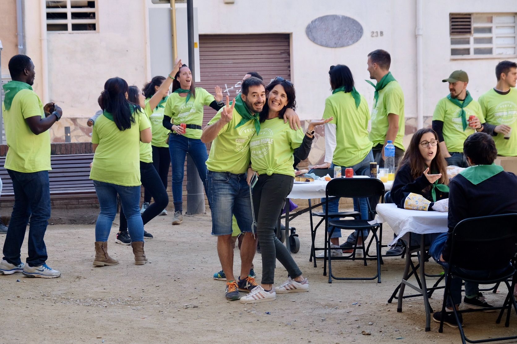 1a edició del Dinar Popular de Penyes en la Festa Major de Sant Martí 2022. FOTO: Ale Gómez