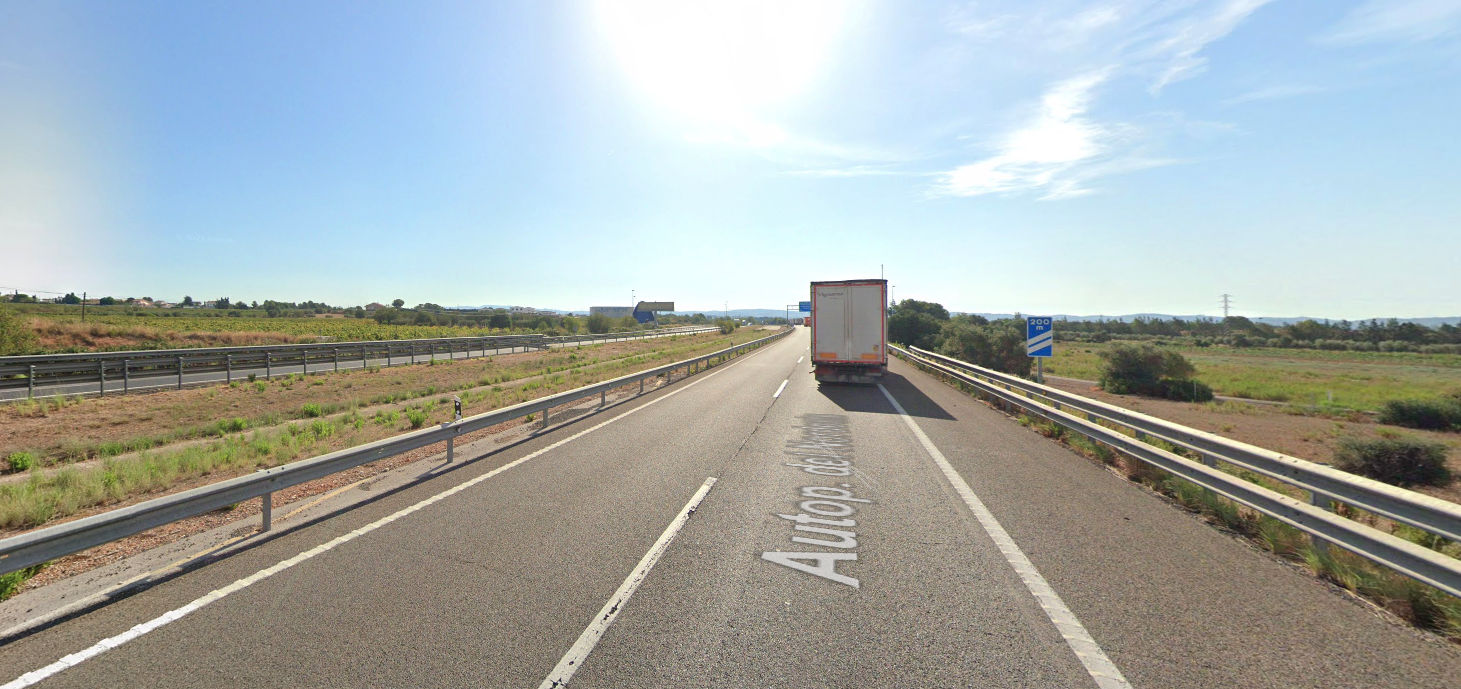 L'accident va tenir lloc a l'AP2 a l'actura de Montblanc (Conca de Barberà). FOTO: Google Maps