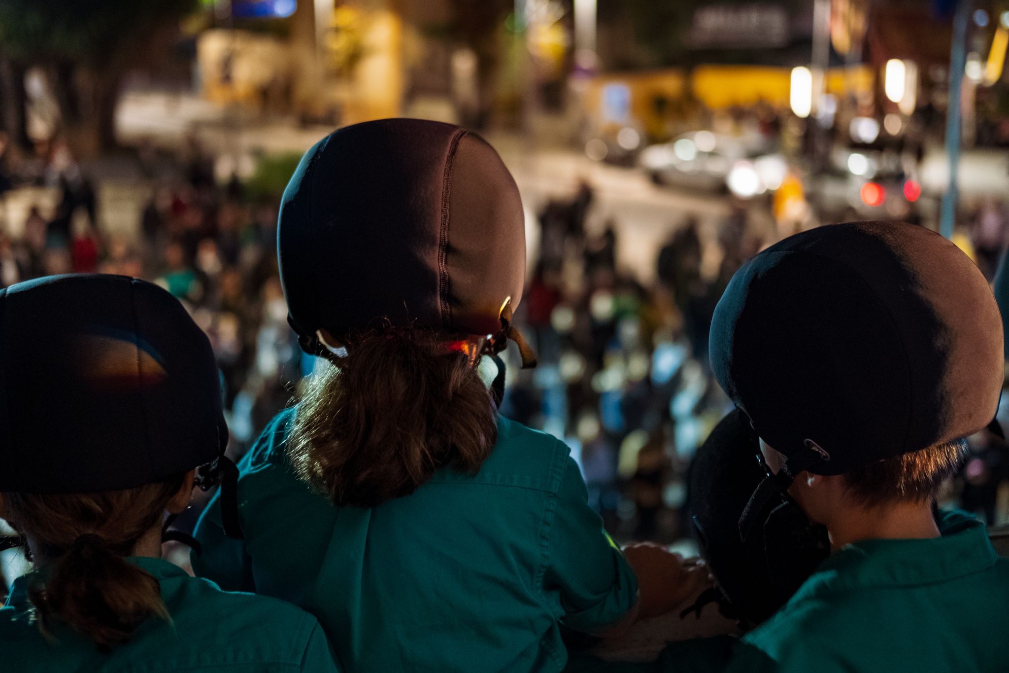 Pregó dels Castellers de Cerdanyola a la Festa Major de Sant Martí. FOTO: Ale Gómez