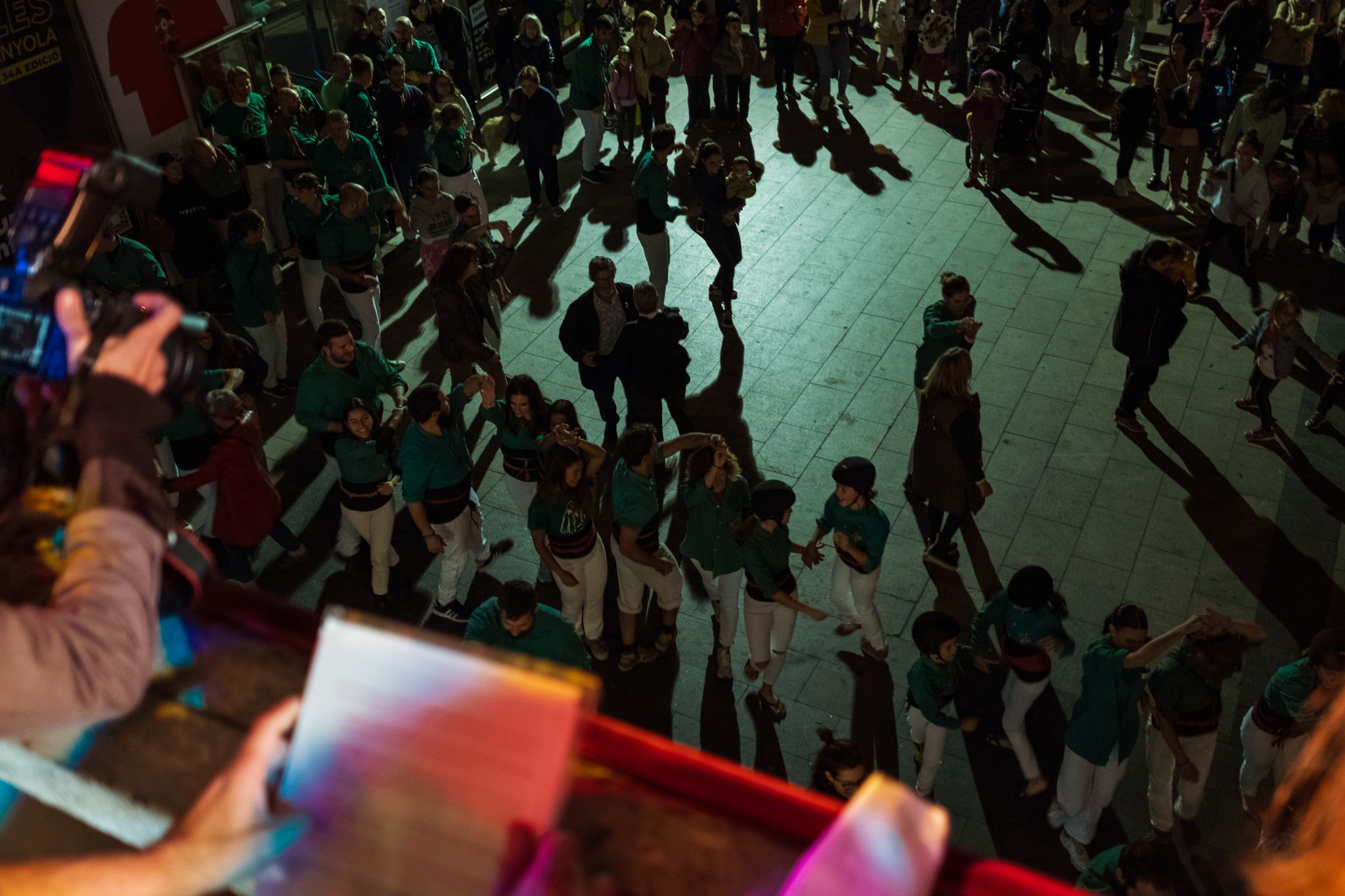 Pregó dels Castellers de Cerdanyola a la Festa Major de Sant Martí. FOTO: Ale Gómez