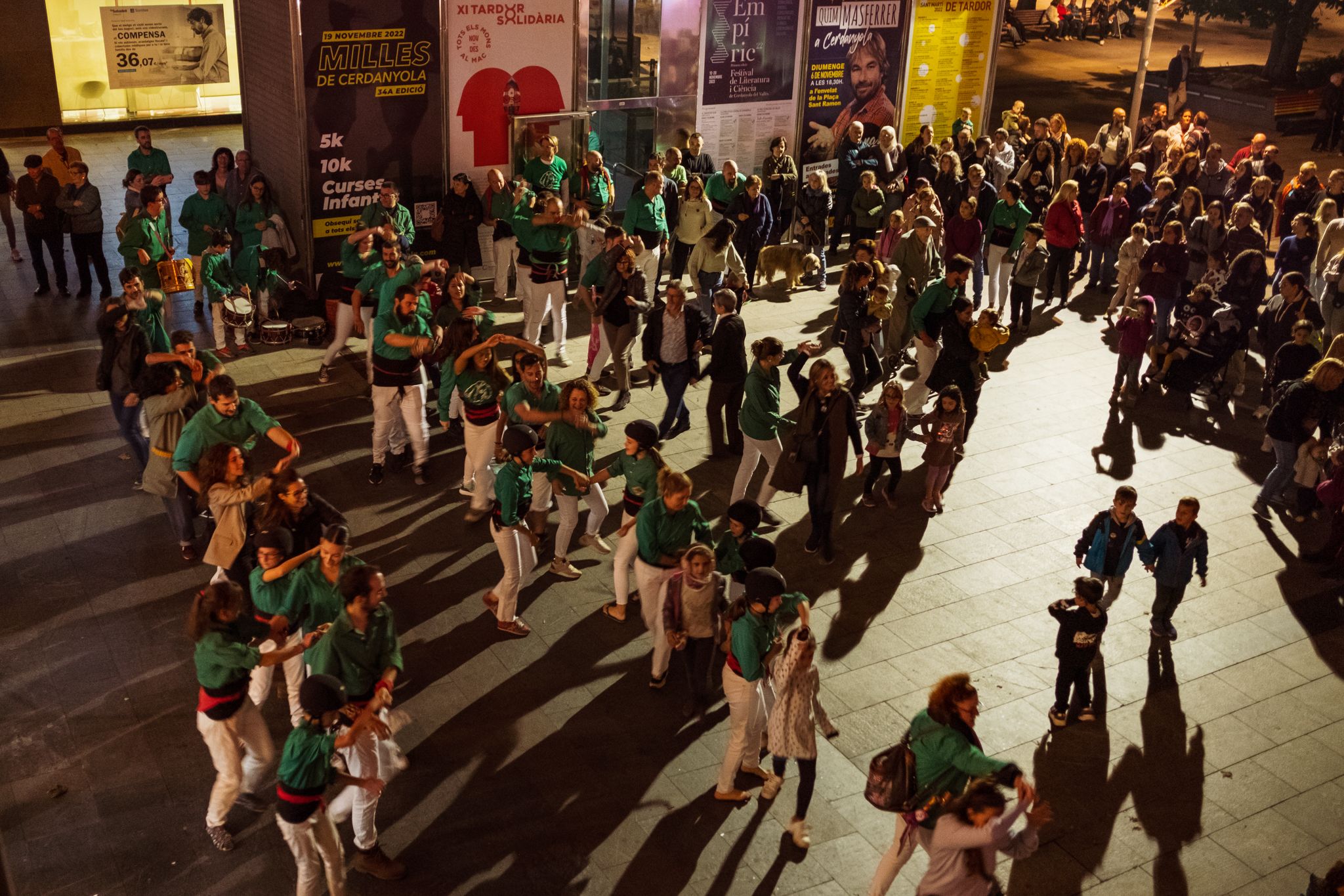 Pregó dels Castellers de Cerdanyola a la Festa Major de Sant Martí. FOTO: Ale Gómez